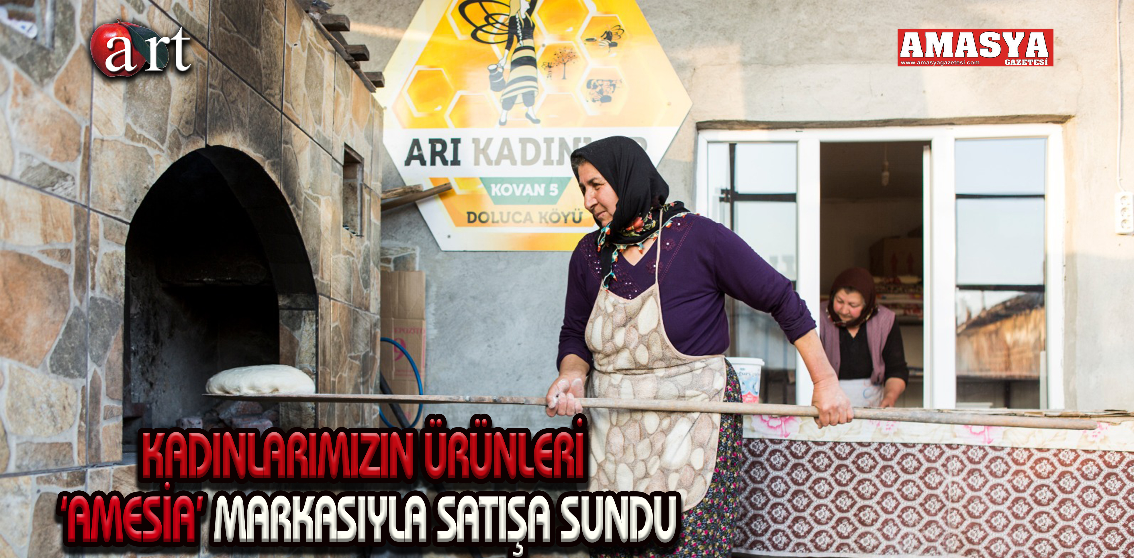 KADINLARIMIZIN ÜRÜNLERİ ‘AMESİA’ MARKASIYLA SATIŞA SUNDU