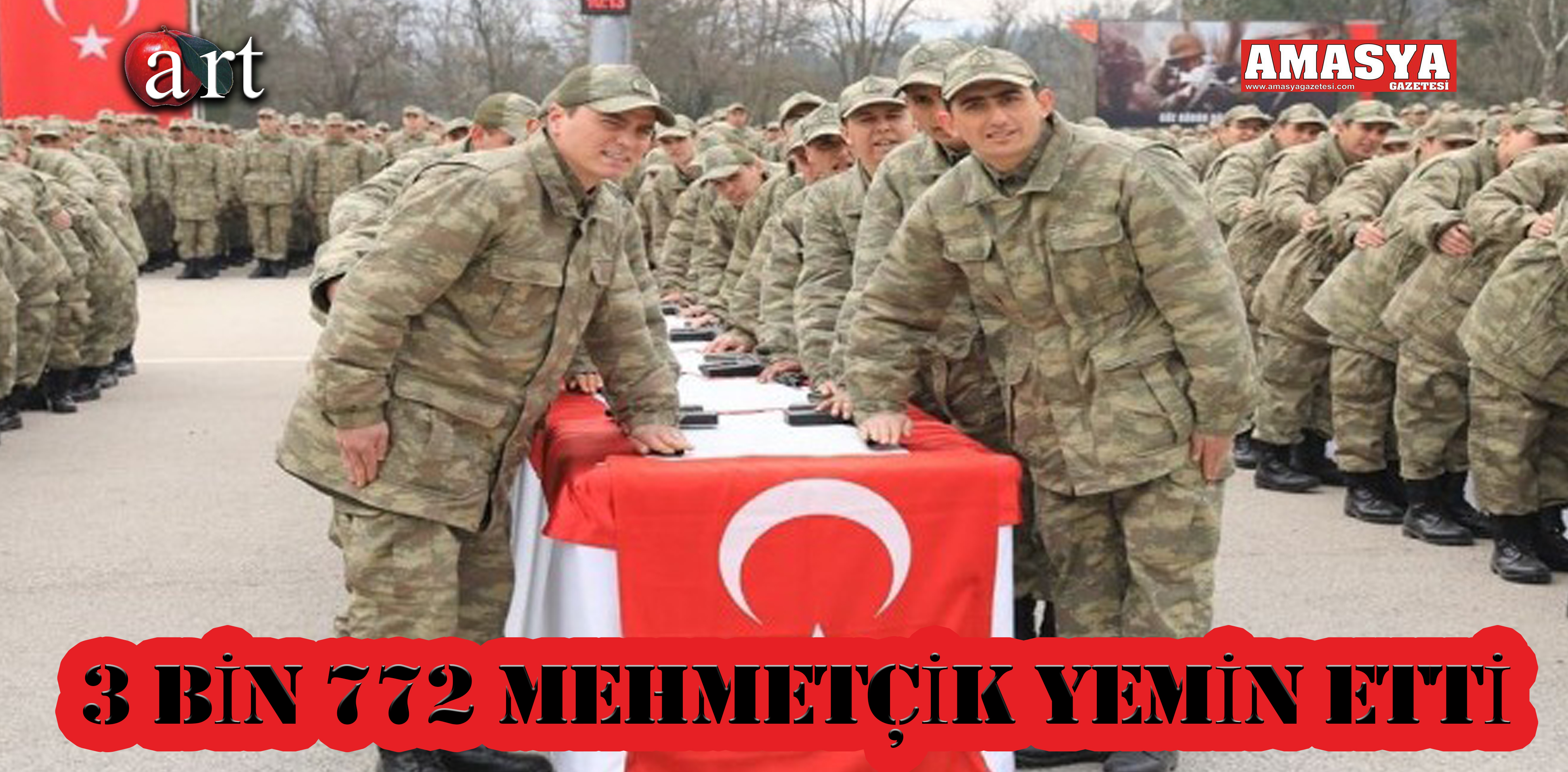 3 BİN 772 MEHMETÇİK YEMİN ETTİ