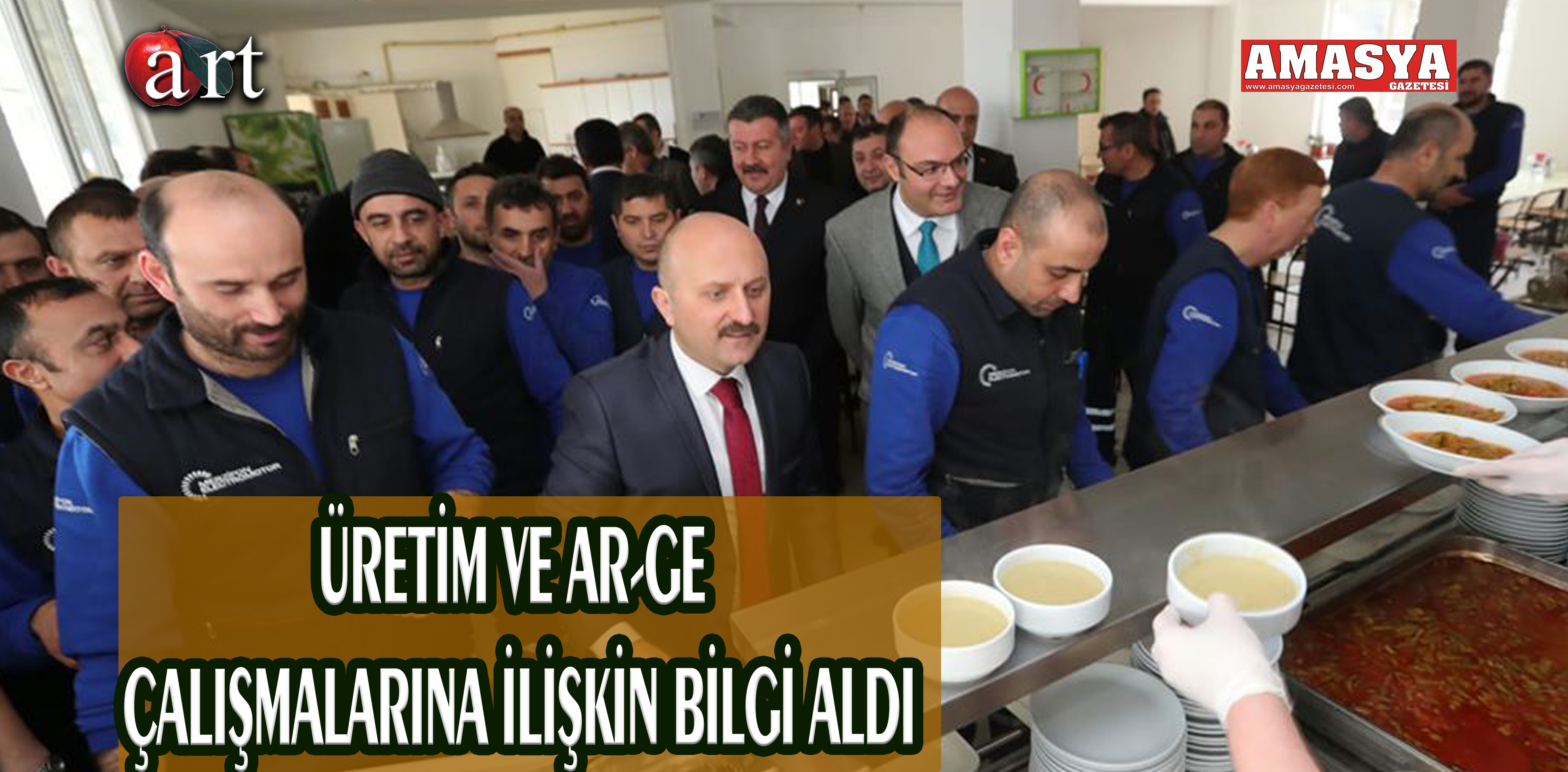 ÜRETİM VE AR-GE ÇALIŞMALARINA İLİŞKİN BİLGİ ALDI