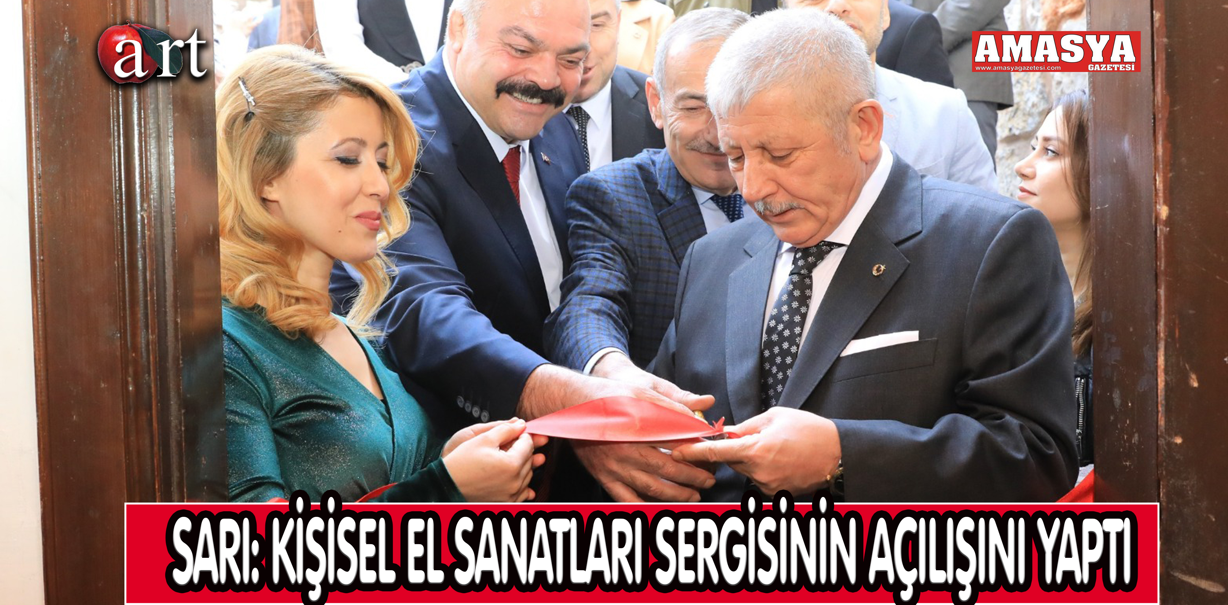 SARI: KİŞİSEL EL SANATLARI SERGİSİNİN AÇILIŞINI YAPTI