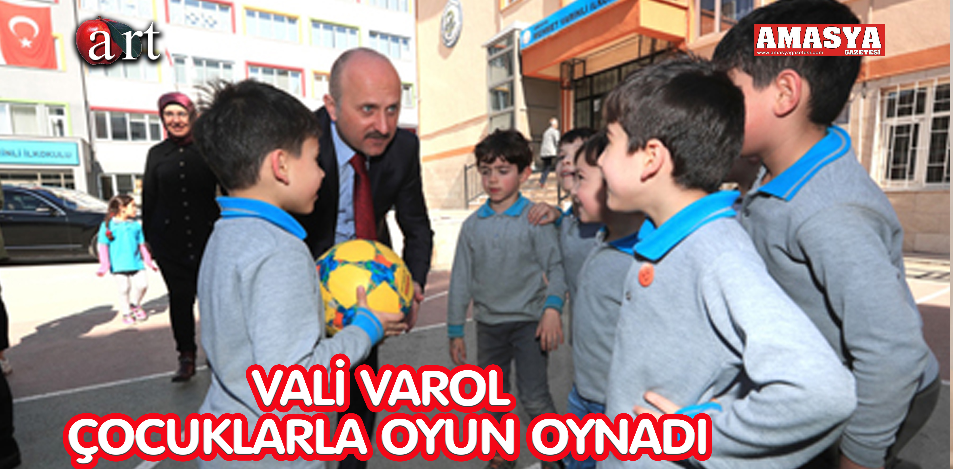 VALİ VAROL ÇOCUKLARLA OYUN OYNADI