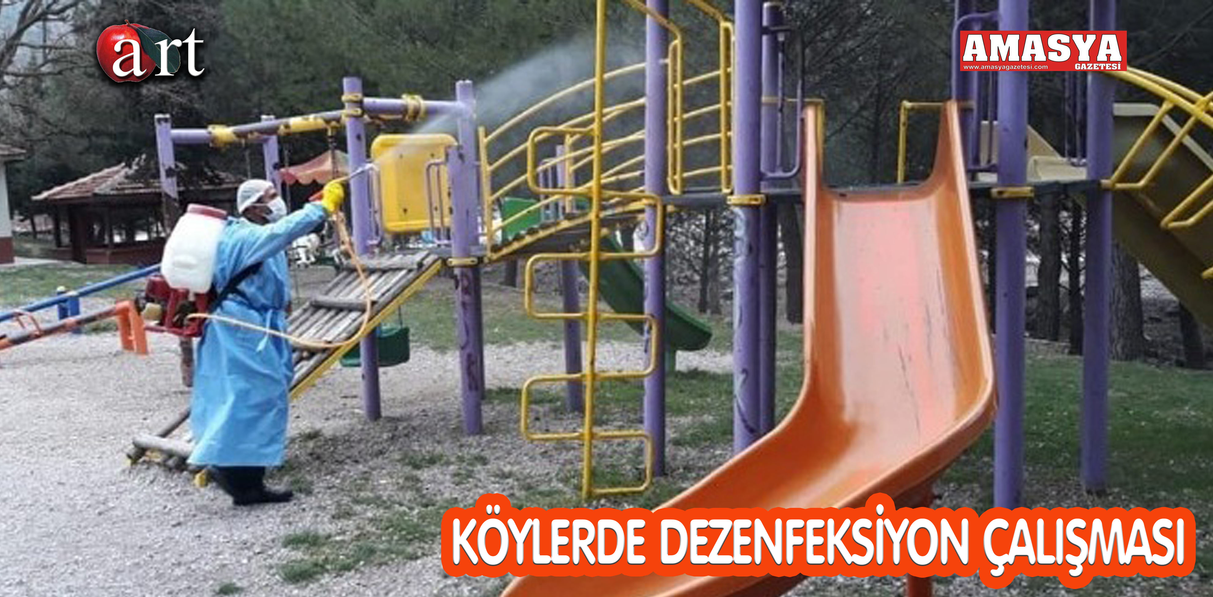 KÖYLERDE DEZENFEKSİYON ÇALIŞMASI