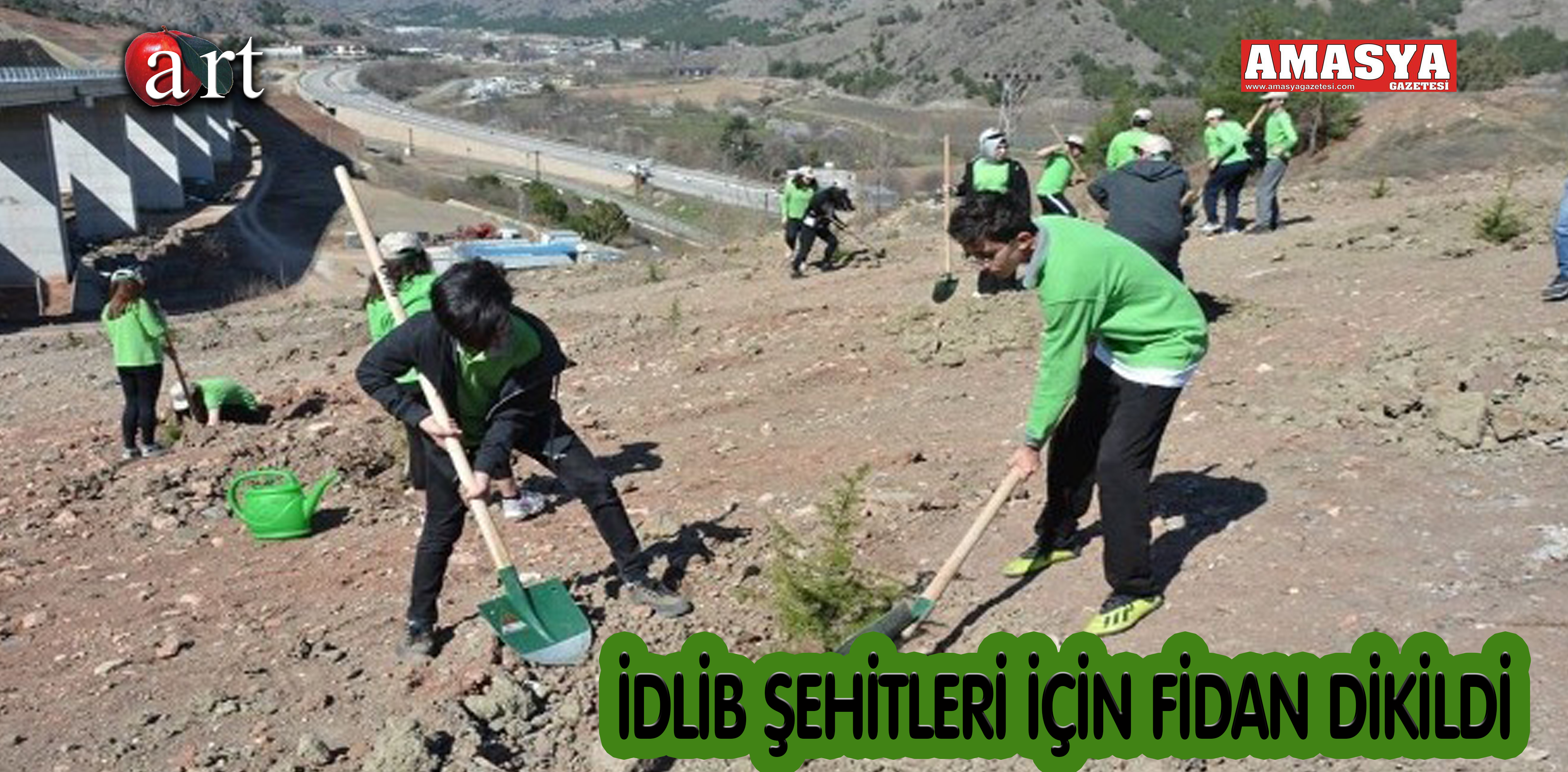 İDLİB ŞEHİTLERİ İÇİN FİDAN DİKİLDİ