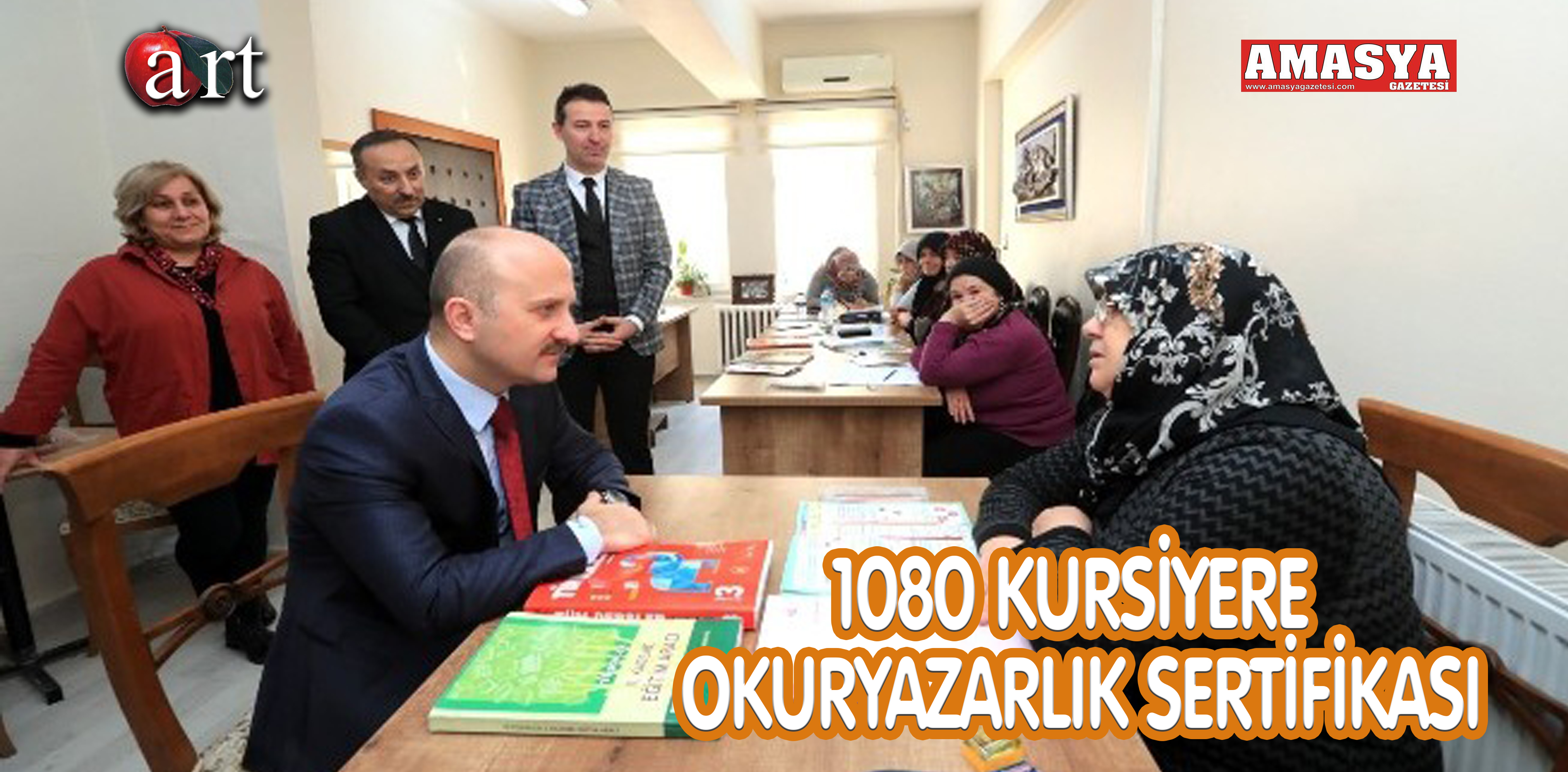 1080 KURSİYERE OKURYAZARLIK SERTİFİKASI