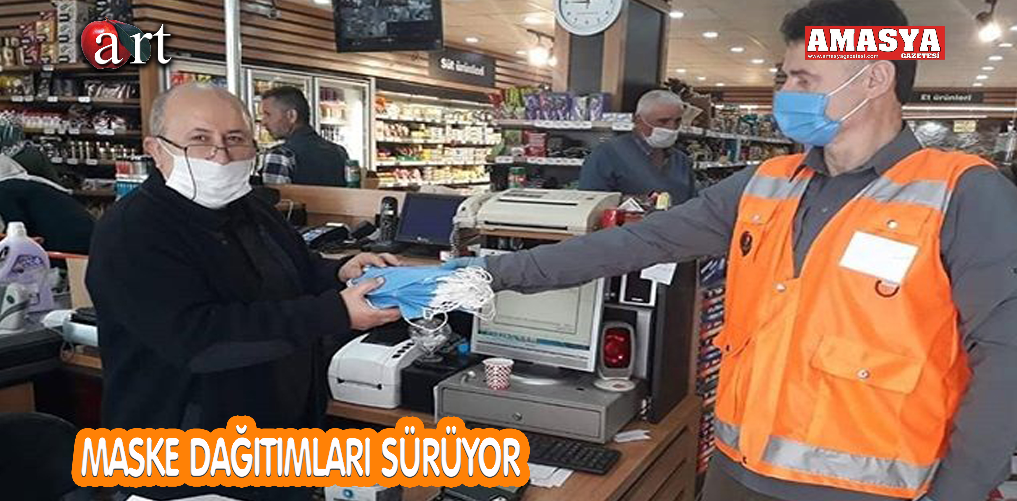 MASKE DAĞITIMLARI SÜRÜYOR