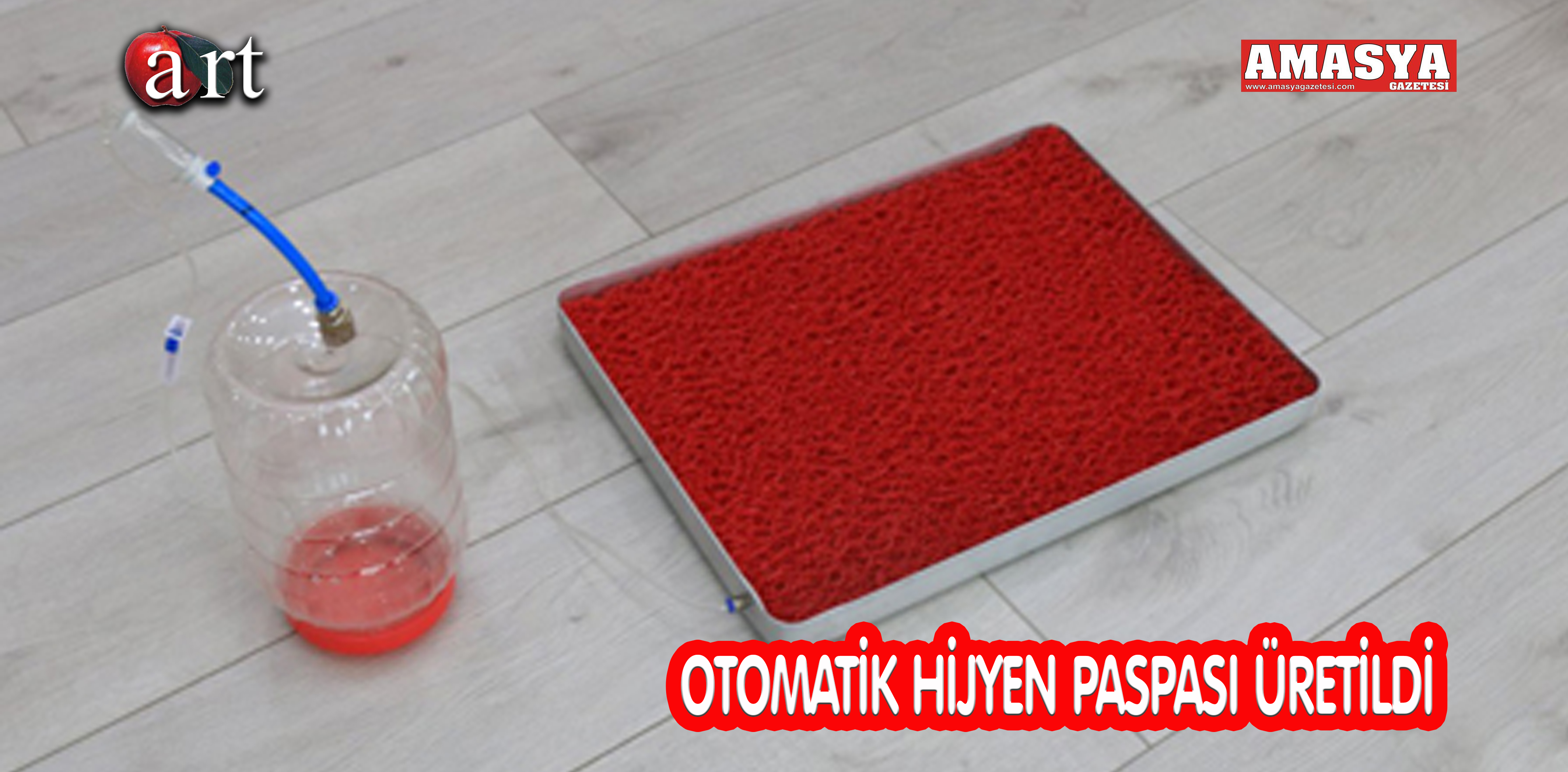 OTOMATİK HİJYEN PASPASI ÜRETİLDİ