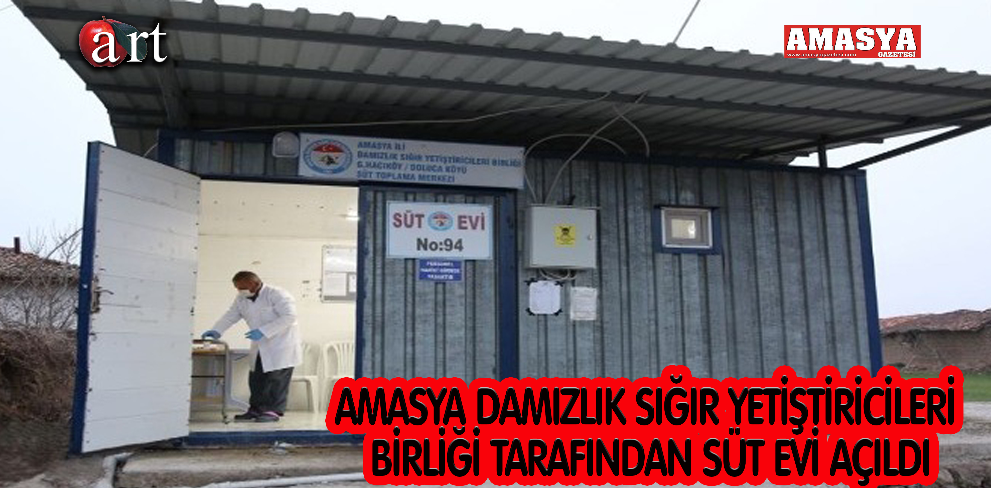 AMASYA DAMIZLIK SIĞIR YETİŞTİRİCİLERİ BİRLİĞİ TARAFINDAN SÜT EVİ AÇILDI