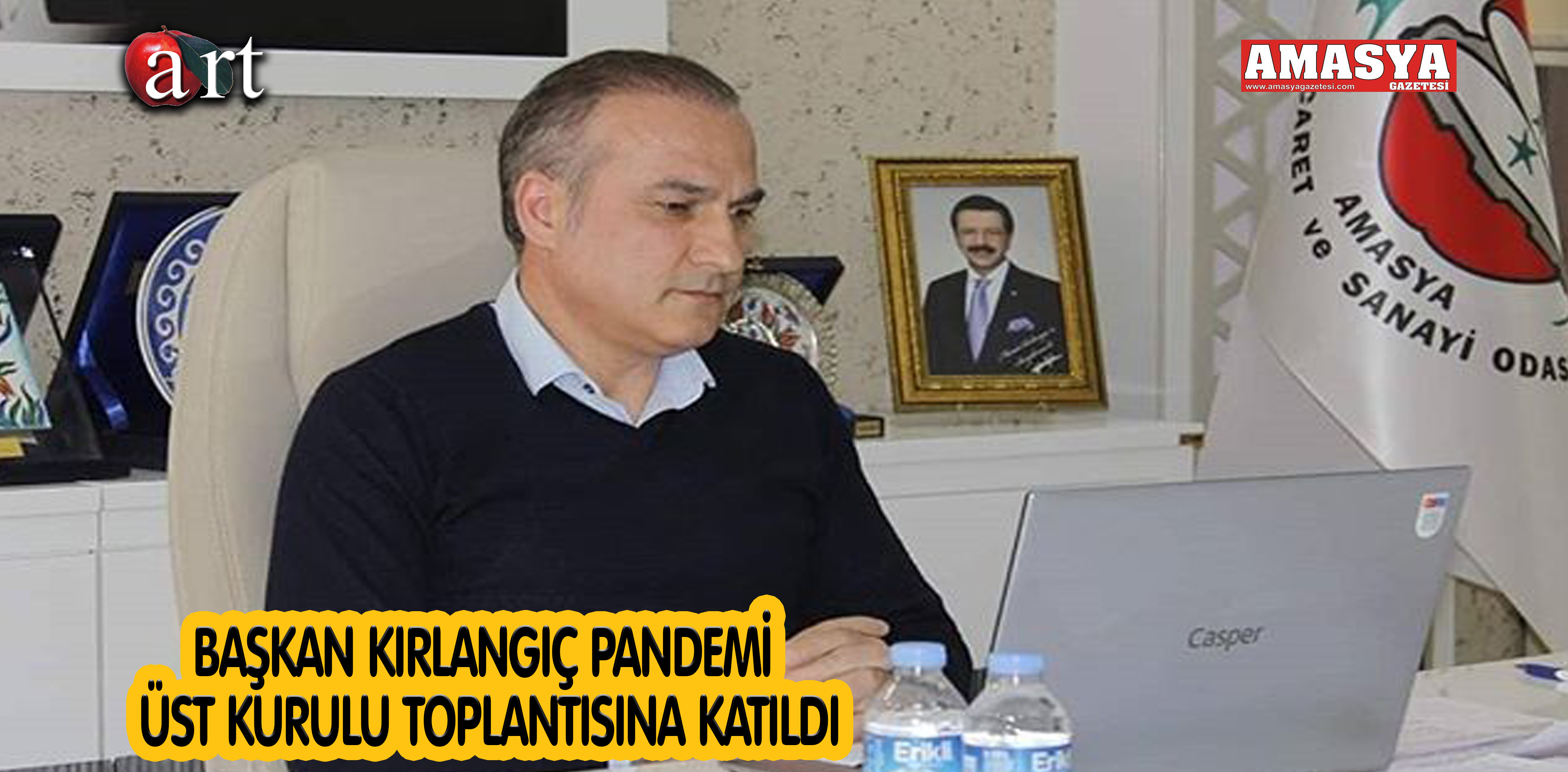 BAŞKAN KIRLANGIÇ PANDEMİ ÜST KURULU TOPLANTISINA KATILDI