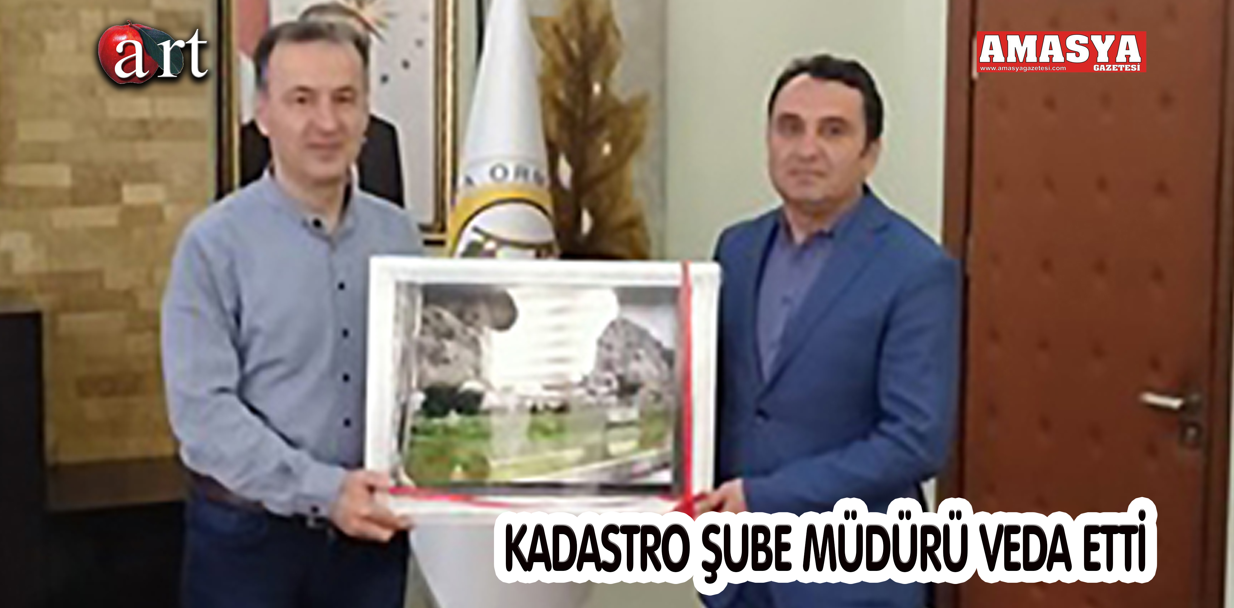 KADASTRO ŞUBE MÜDÜRÜ VEDA ETTİ