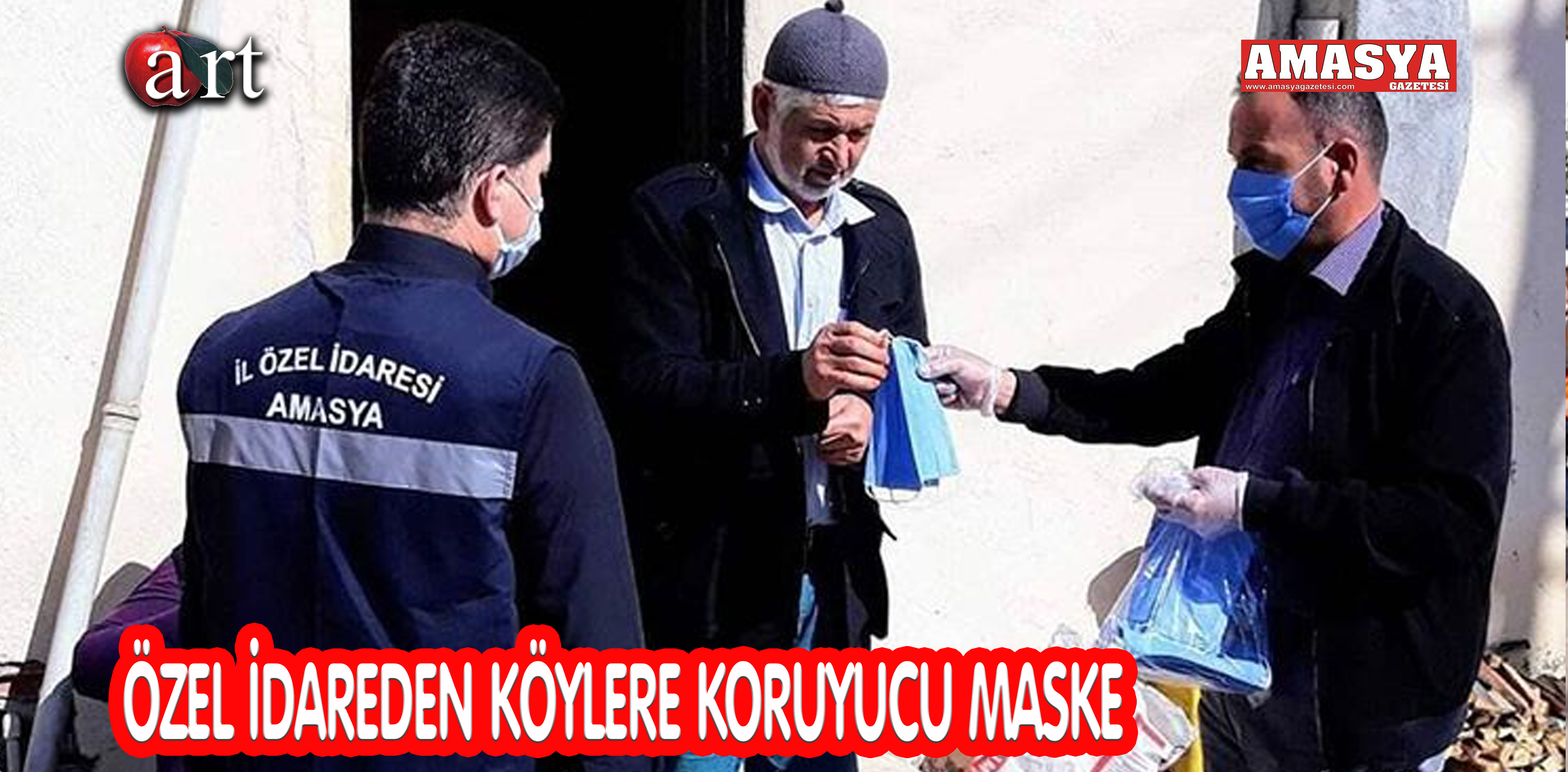 ÖZEL İDAREDEN KÖYLERE KORUYUCU MASKE