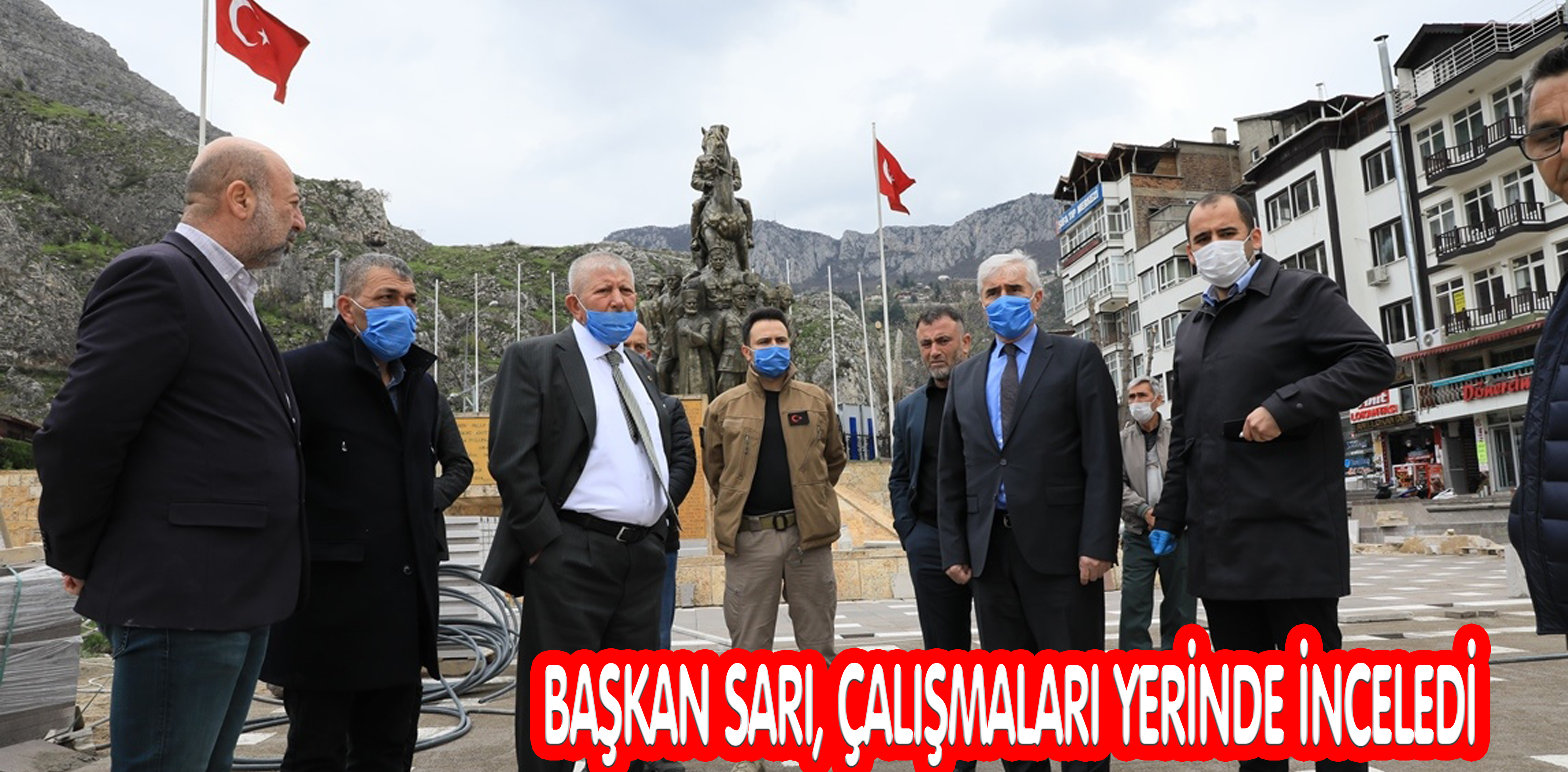 BAŞKAN SARI, ÇALIŞMALARI YERİNDE İNCELEDİ