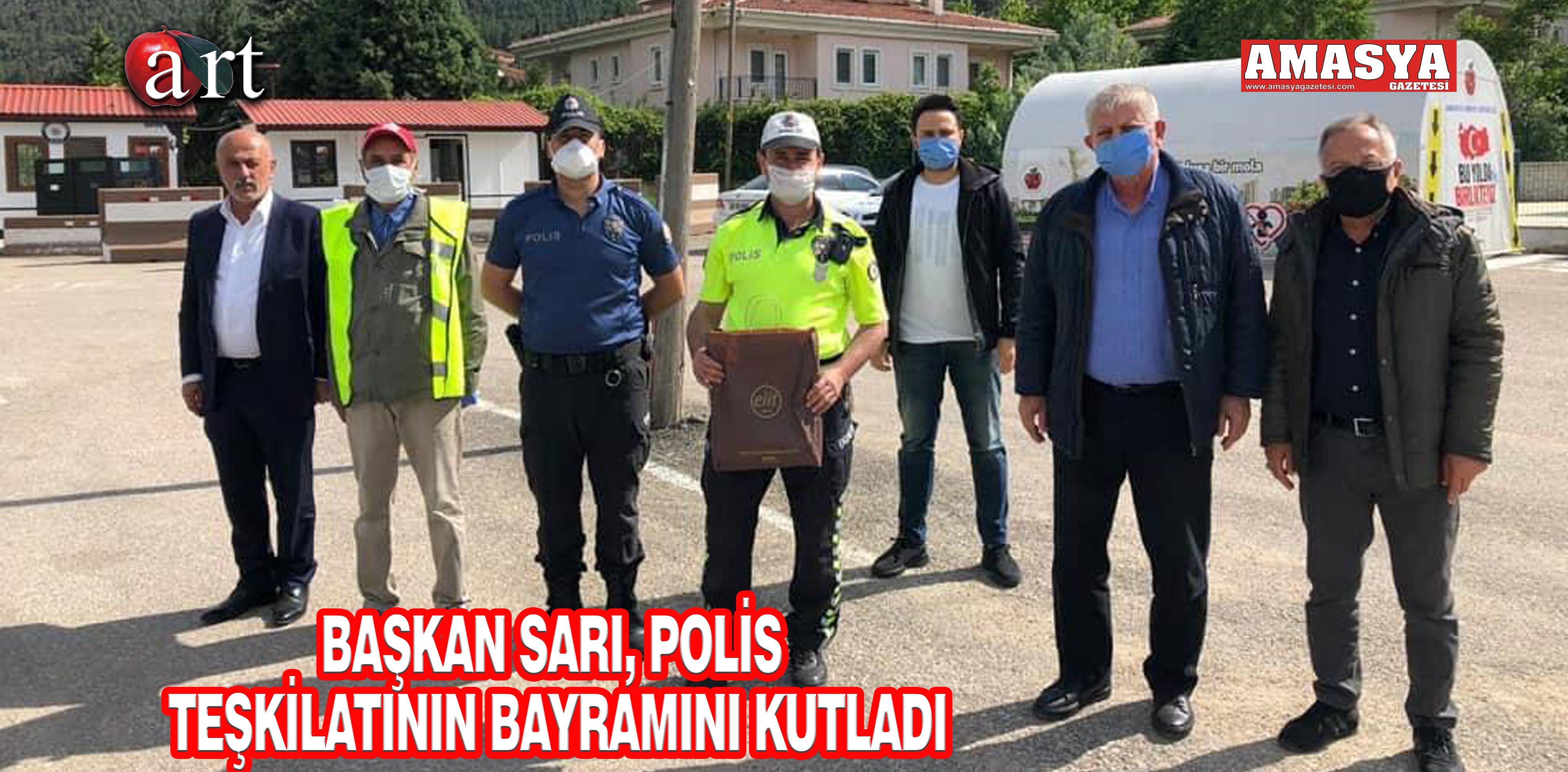 BAŞKAN SARI, POLİS TEŞKİLATININ BAYRAMINI KUTLADI.