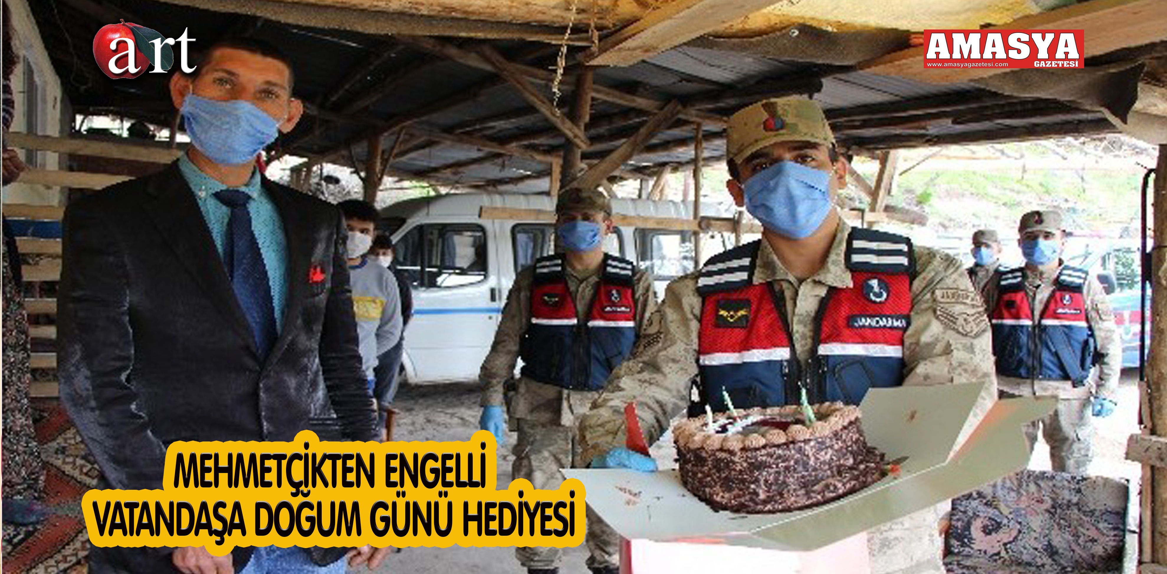 MEHMETÇİKTEN ENGELLİ VATANDAŞA DOĞUM GÜNÜ HEDİYESİ