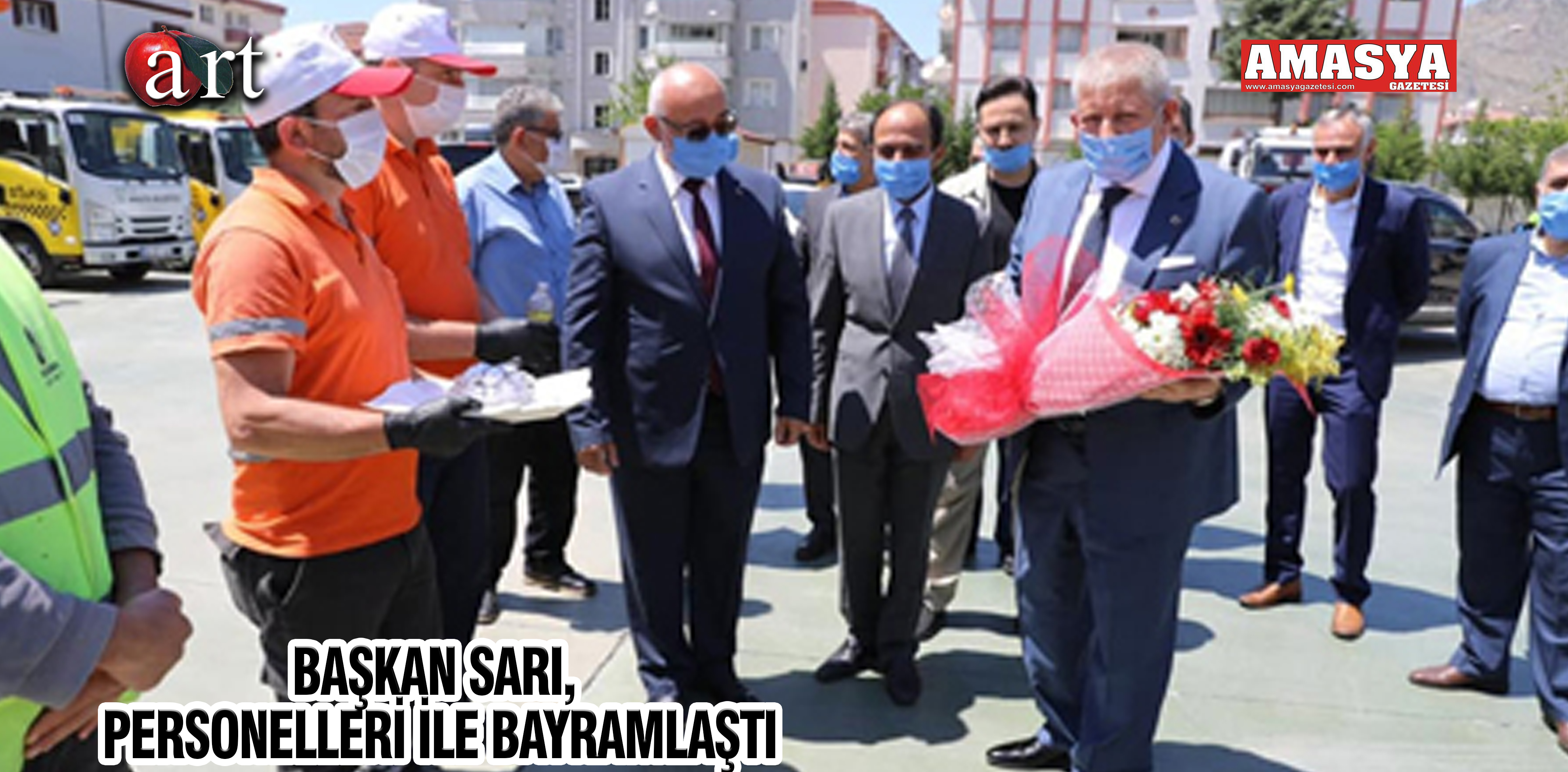 BAŞKAN SARI, PERSONELLERİ İLE BAYRAMLAŞTI