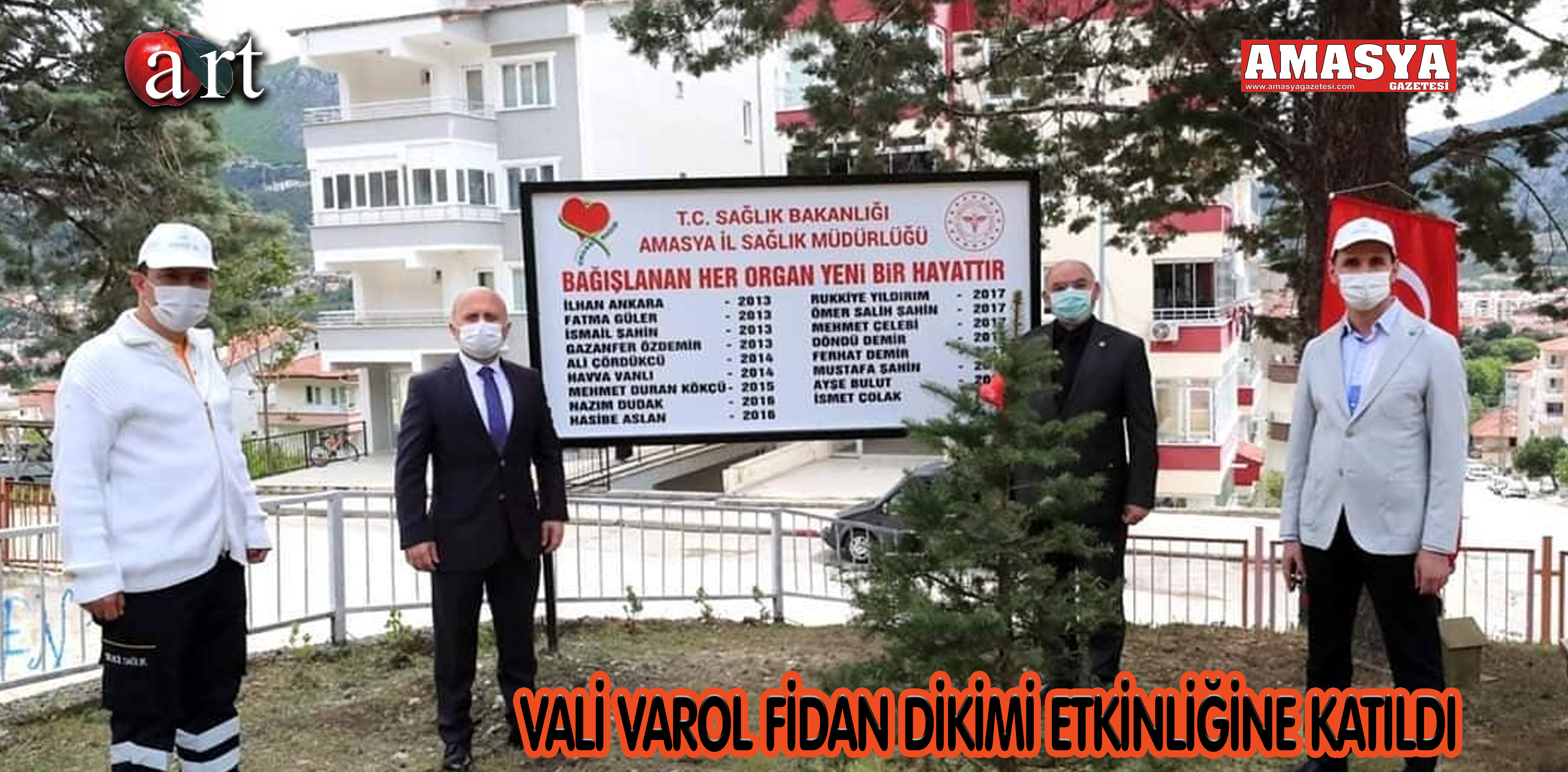 VALİ VAROL FİDAN DİKİMİ ETKİNLİĞİNE KATILDI