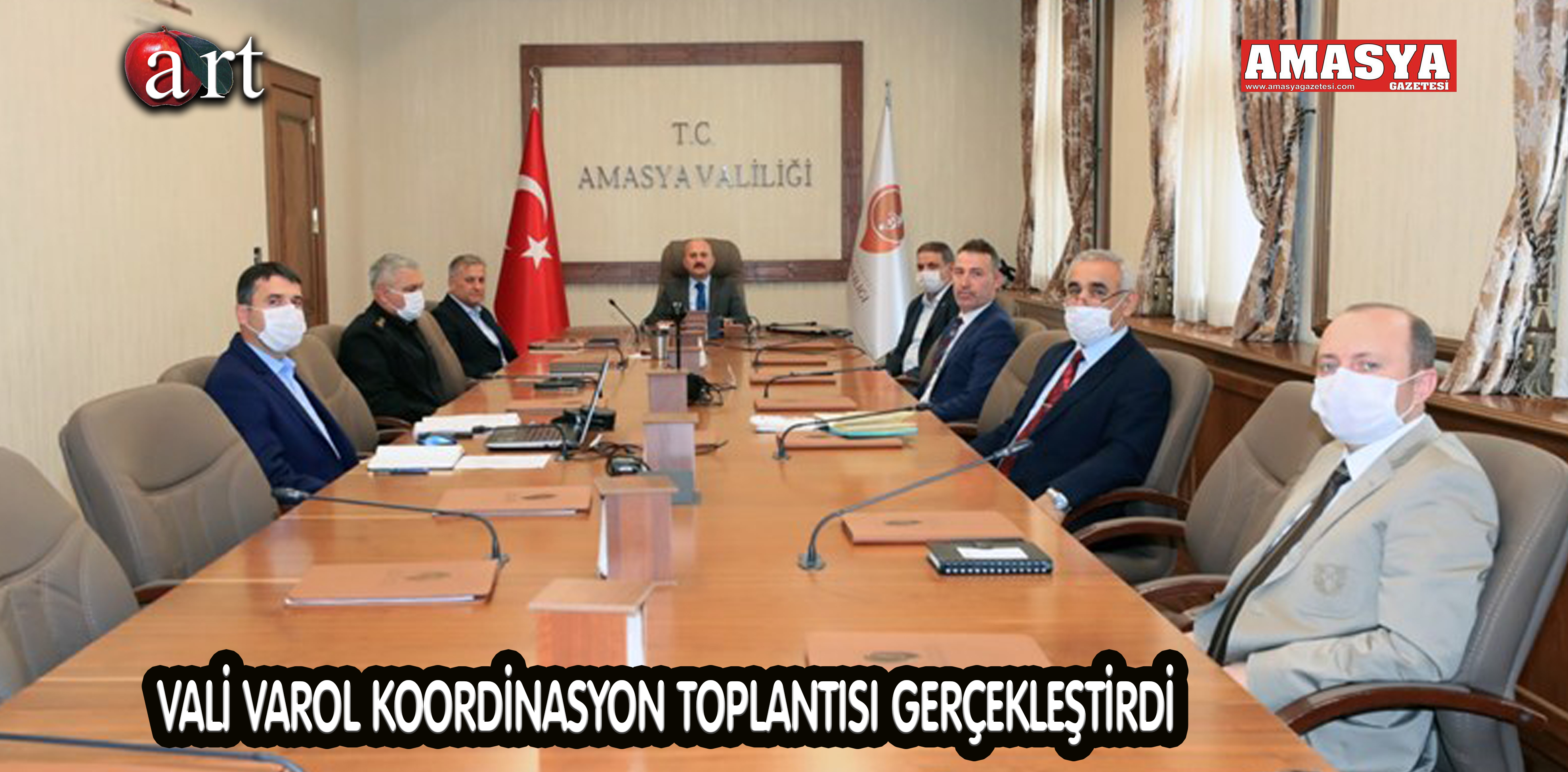 VALİ VAROL KOORDİNASYON TOPLANTISI GERÇEKLEŞTİRDİ