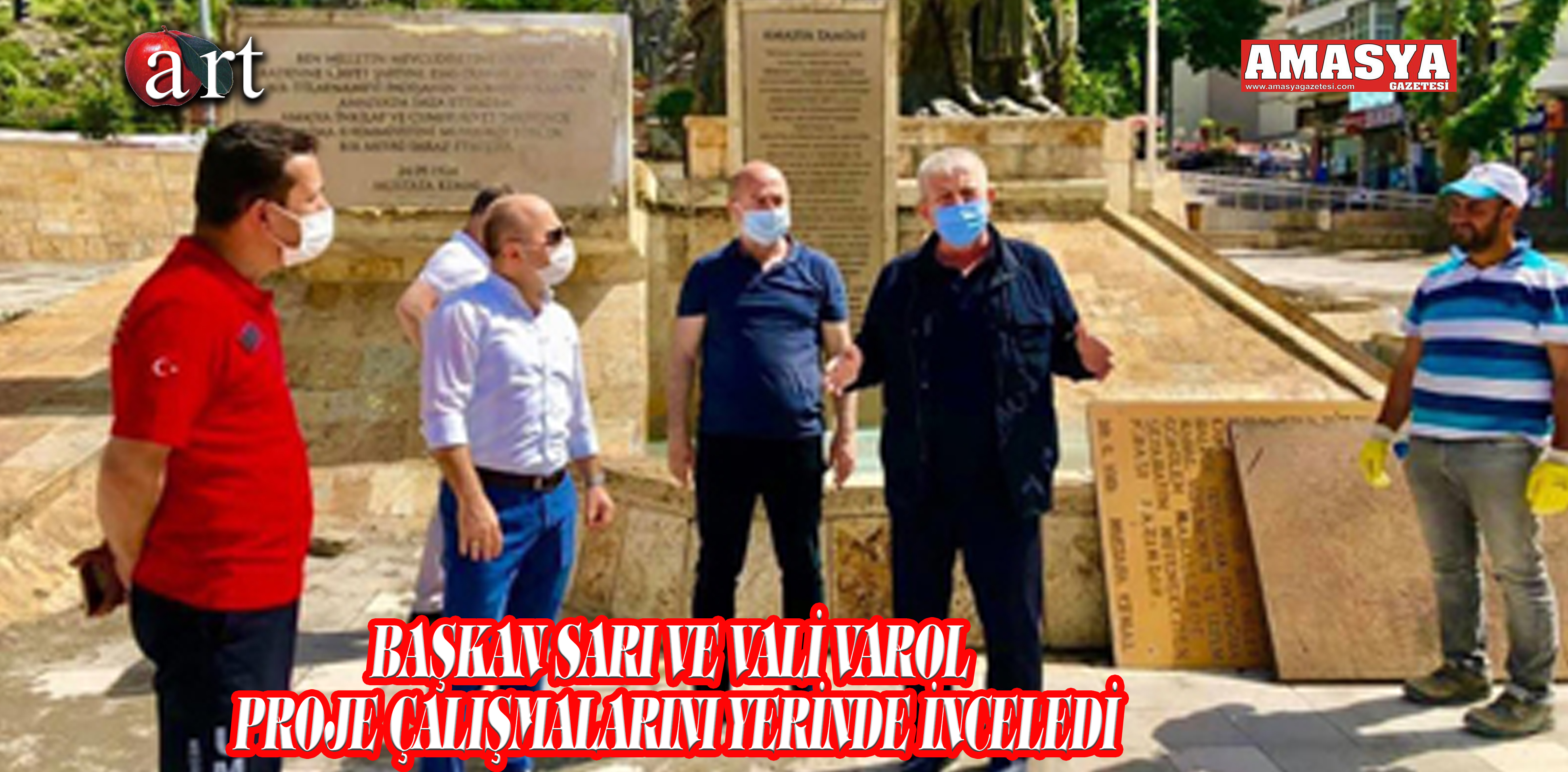 BAŞKAN SARI VE VALİ VAROL PROJE ÇALIŞMALARINI YERİNDE İNCELEDİ