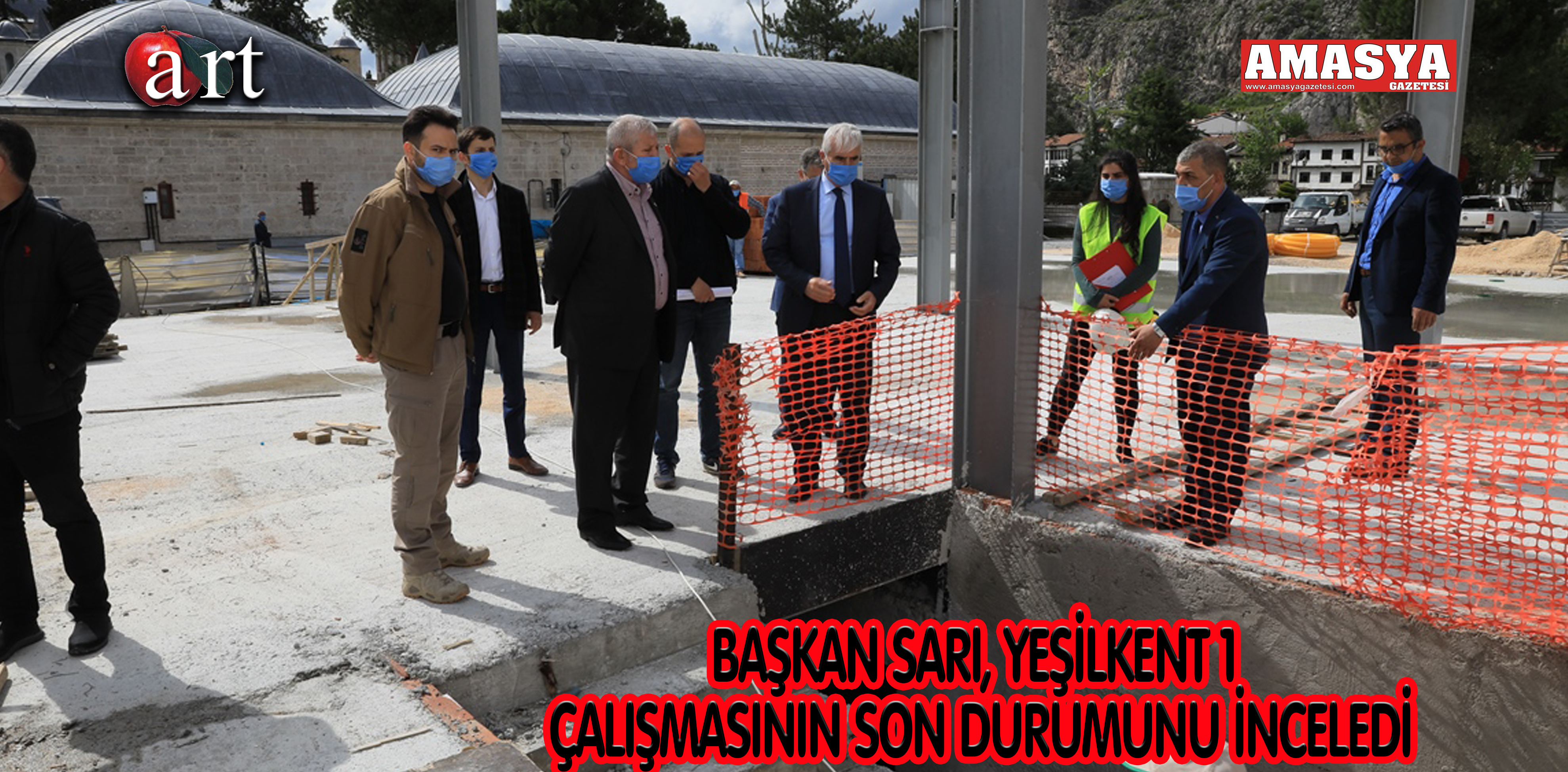 BAŞKAN SARI, YEŞİLKENT 1 ÇALIŞMASININ SON DURUMUNU İNCELEDİ