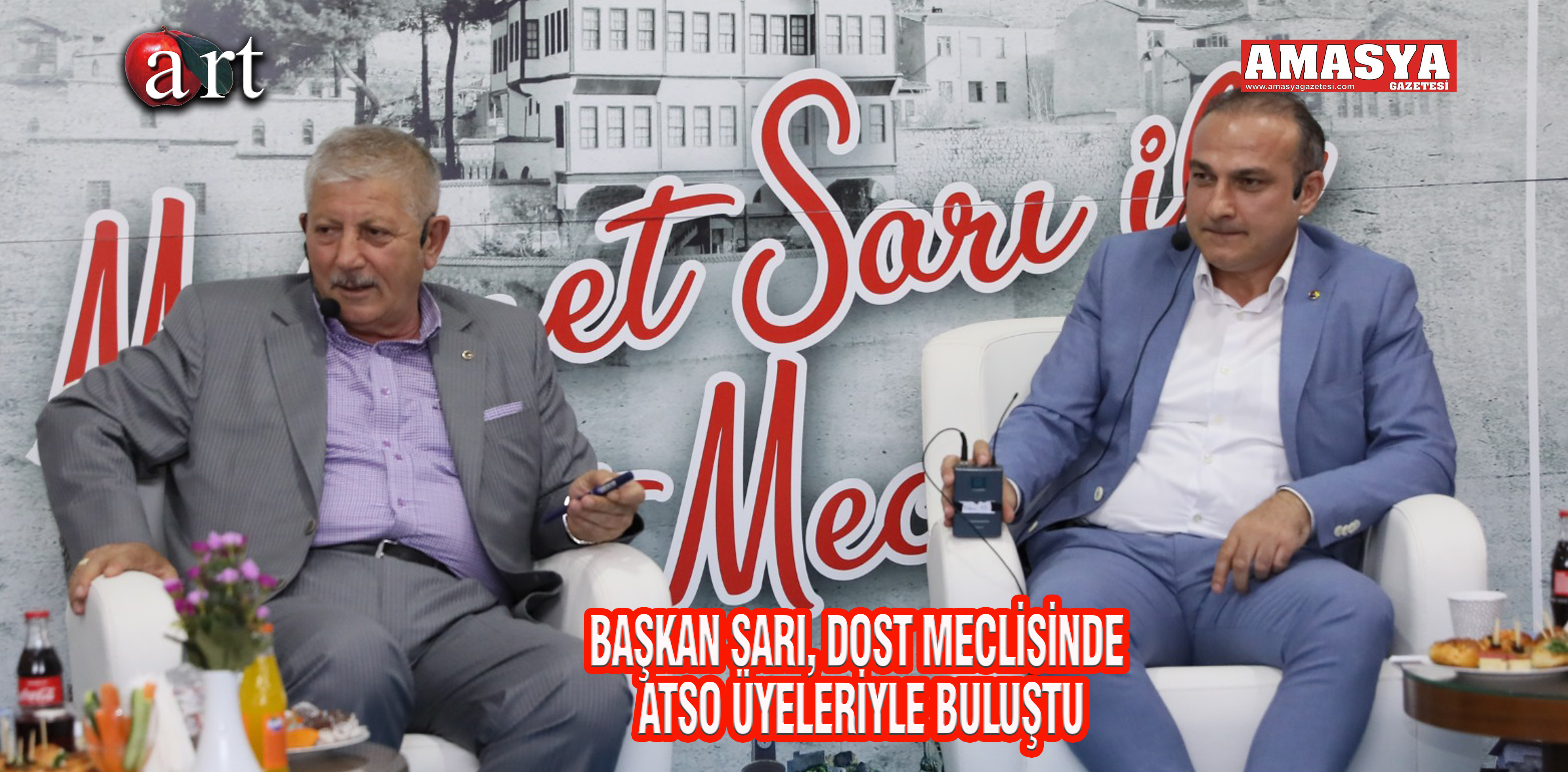 BAŞKAN SARI, DOST MECLİSİNDE ATSO ÜYELERİYLE BULUŞTU