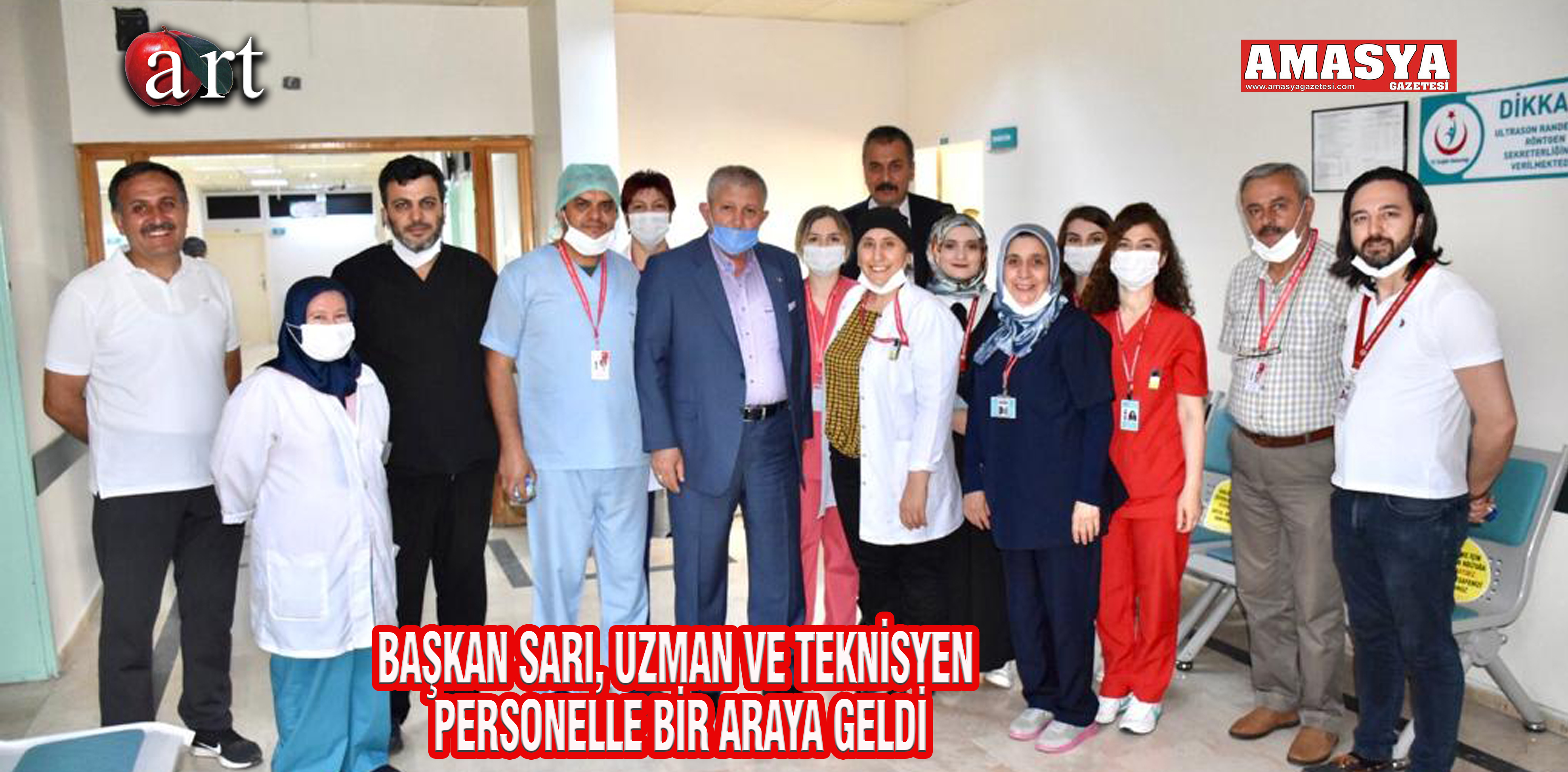 BAŞKAN SARI, UZMAN VE TEKNİSYEN PERSONELLE BİR ARAYA GELDİ