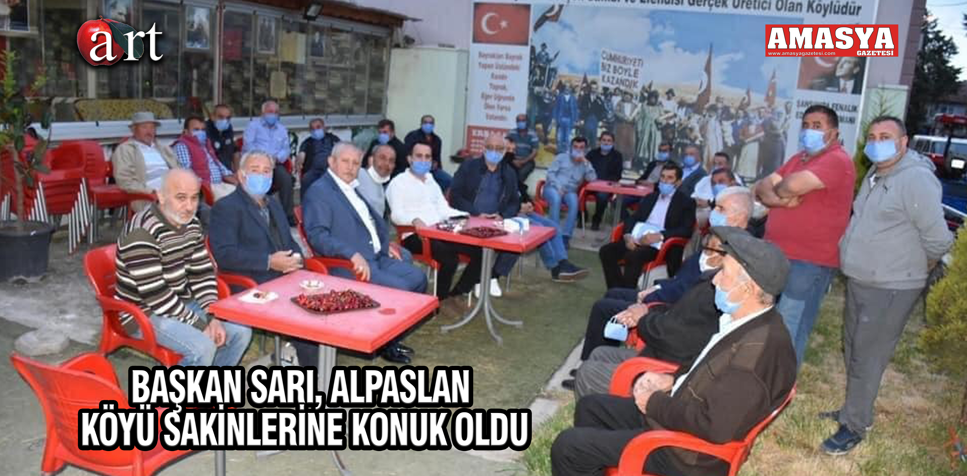 BAŞKAN SARI, ALPASLAN KÖYÜ SAKİNLERİNE KONUK OLDU