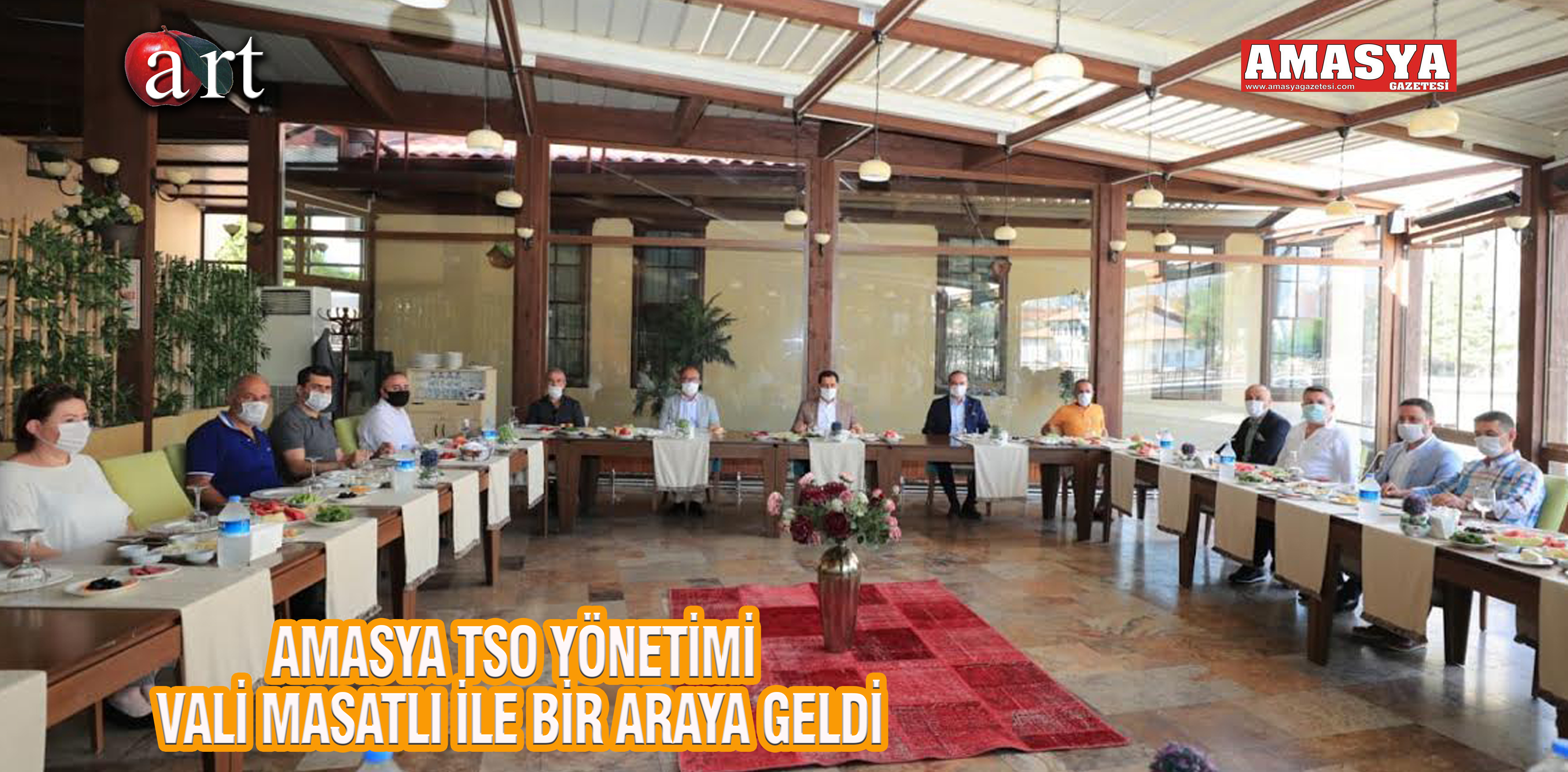 AMASYA TSO YÖNETİMİ VALİ MASATLI İLE BİR ARAYA GELDİ