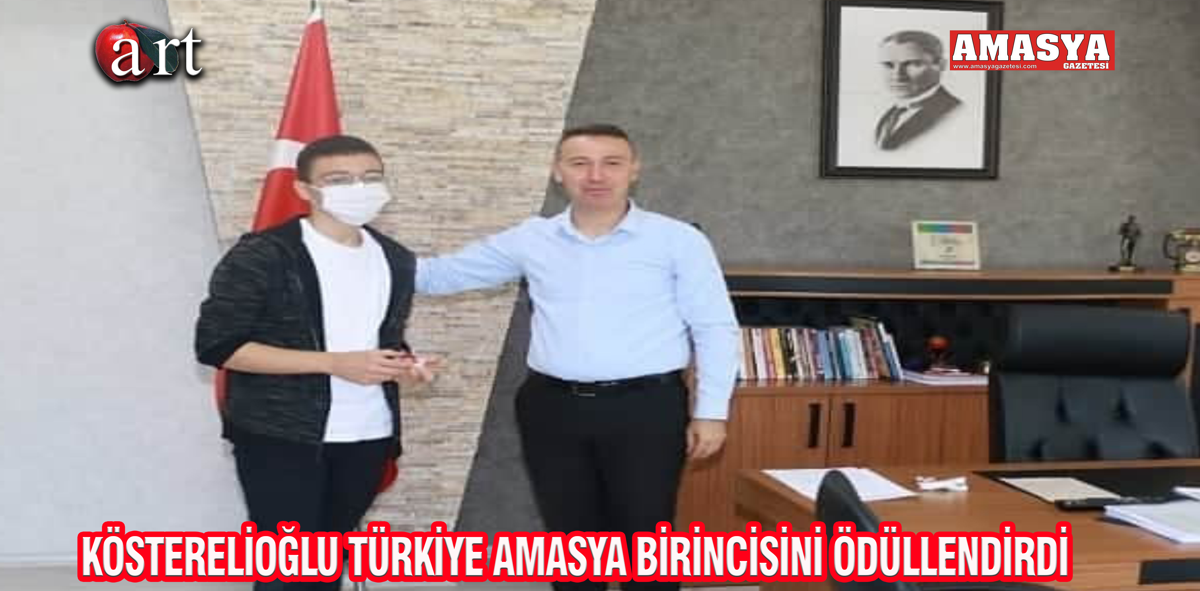 KÖSTERELİOĞLU TÜRKİYE AMASYA BİRİNCİSİNİ ÖDÜLLENDİRDİ