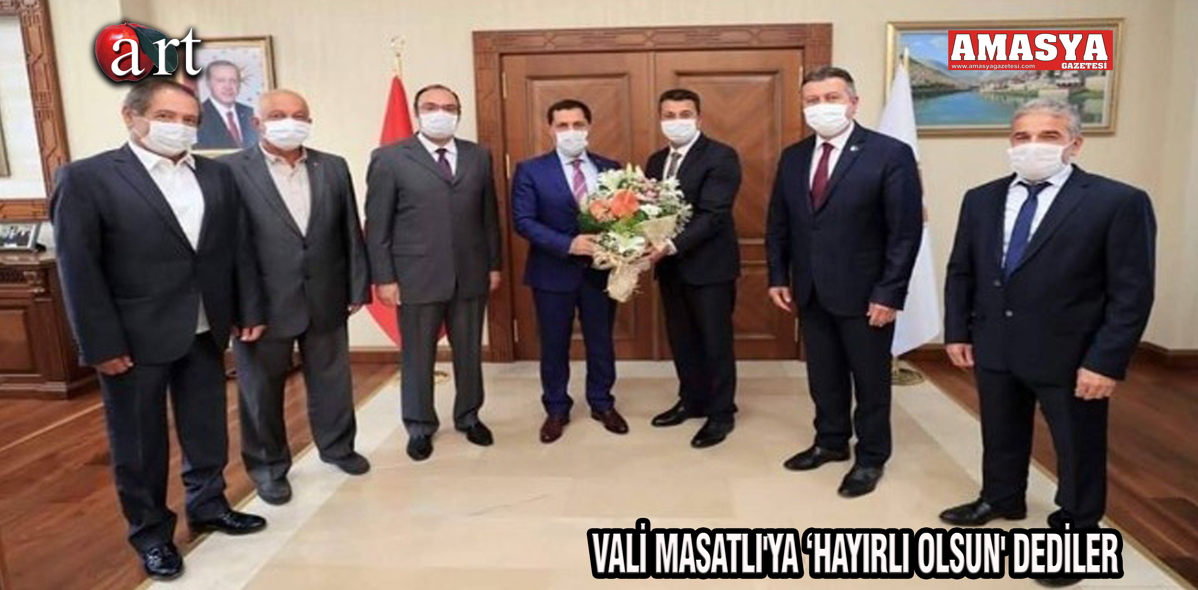 VALİ MASATLI’YA ‘HAYIRLI OLSUN’ DEDİLER