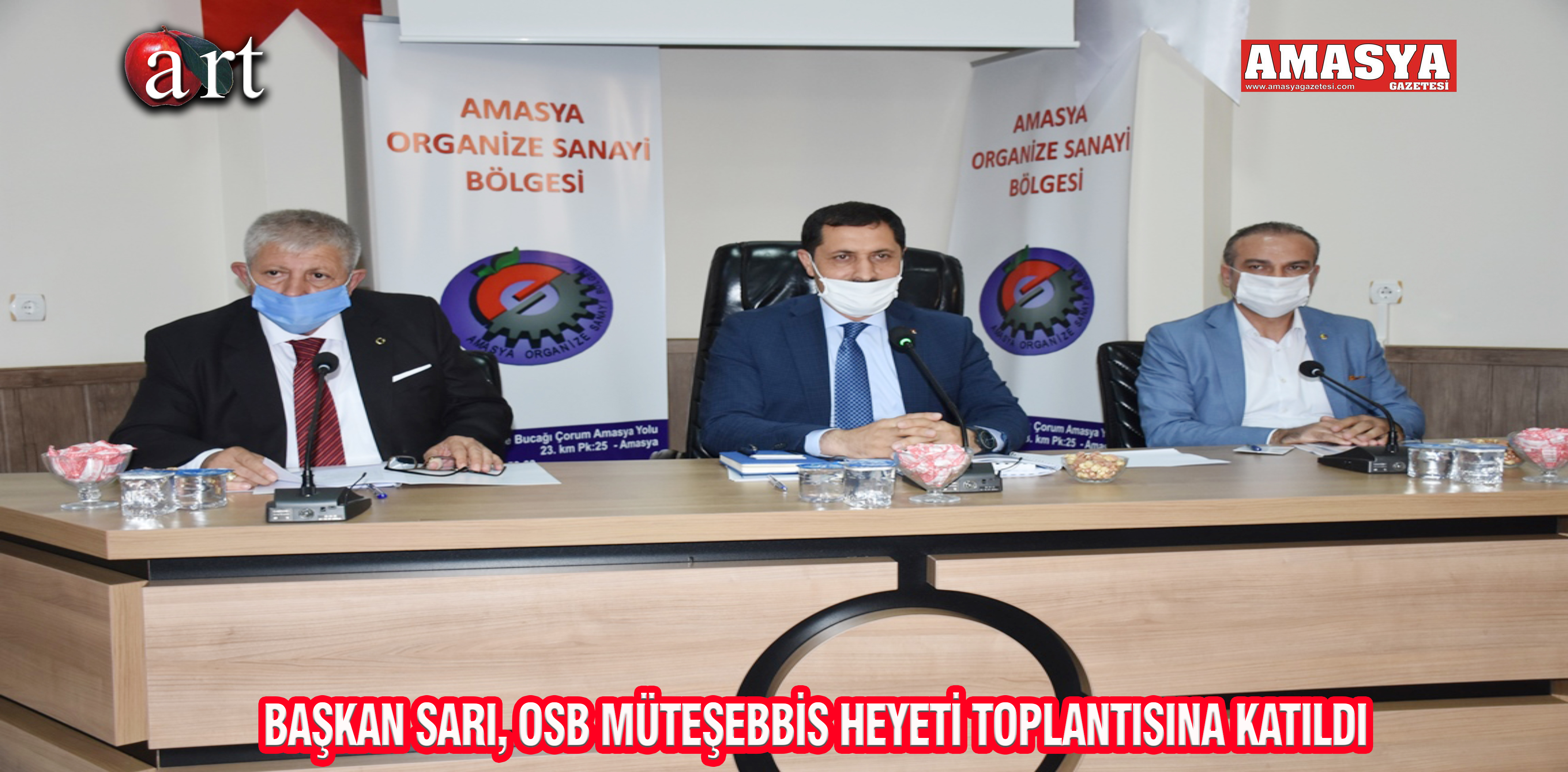 BAŞKAN SARI, OSB MÜTEŞEBBİS HEYETİ TOPLANTISINA KATILDI