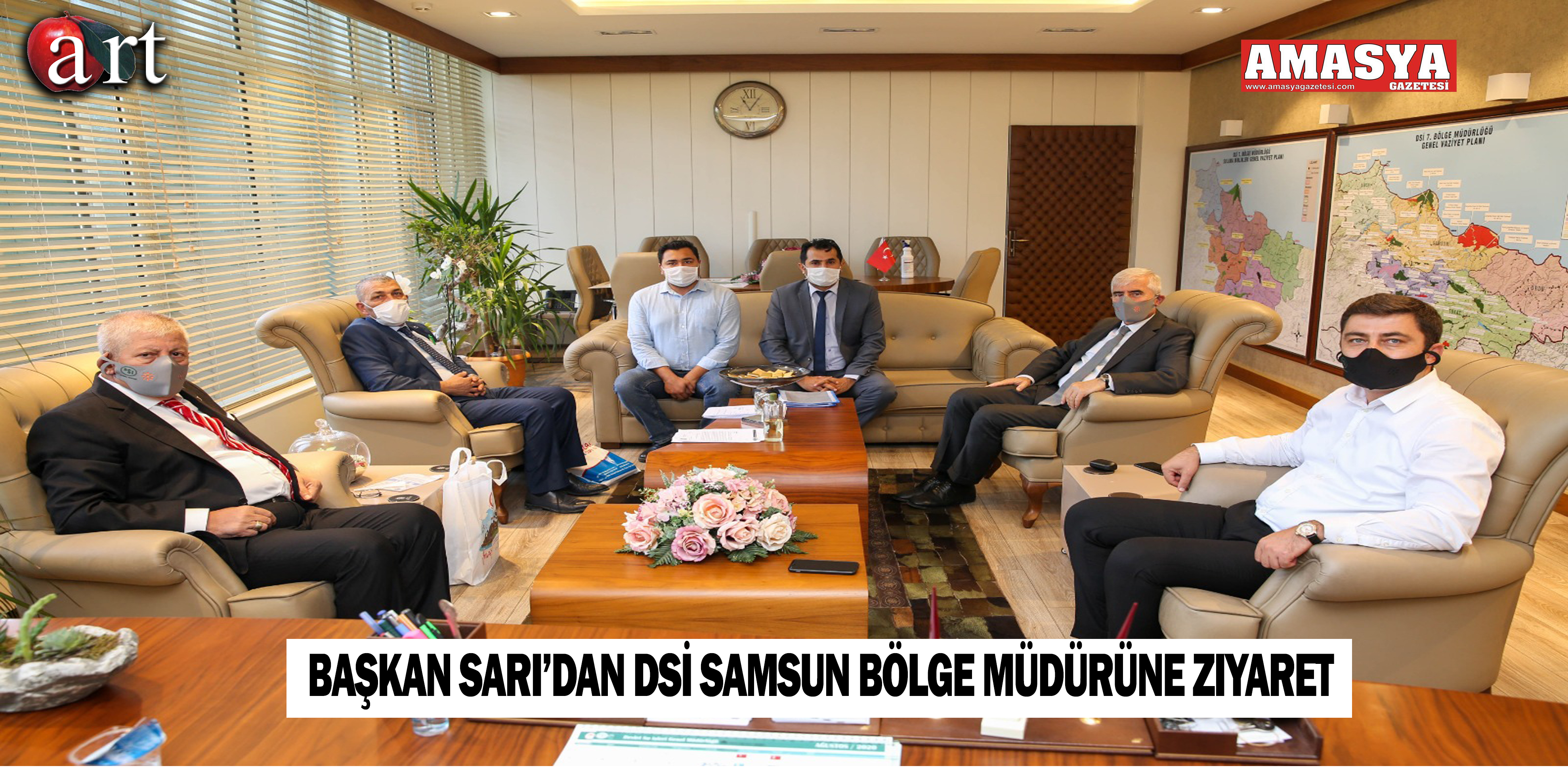 Başkan Sarı’dan DSİ Samsun Bölge Müdürüne Ziyaret