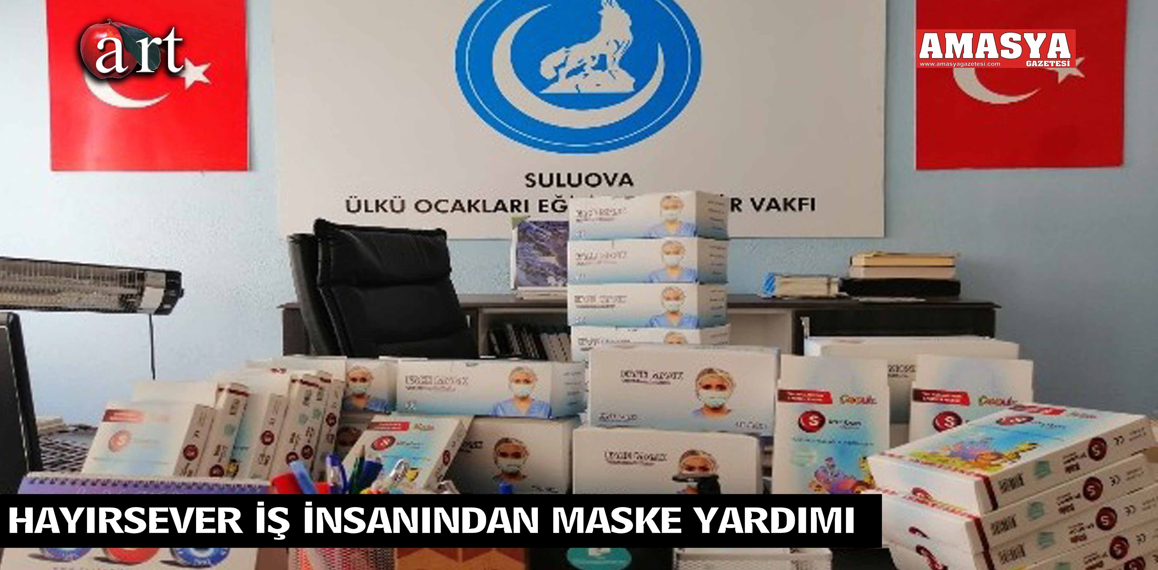 HAYIRSEVER İŞ İNSANINDAN MASKE YARDIMI