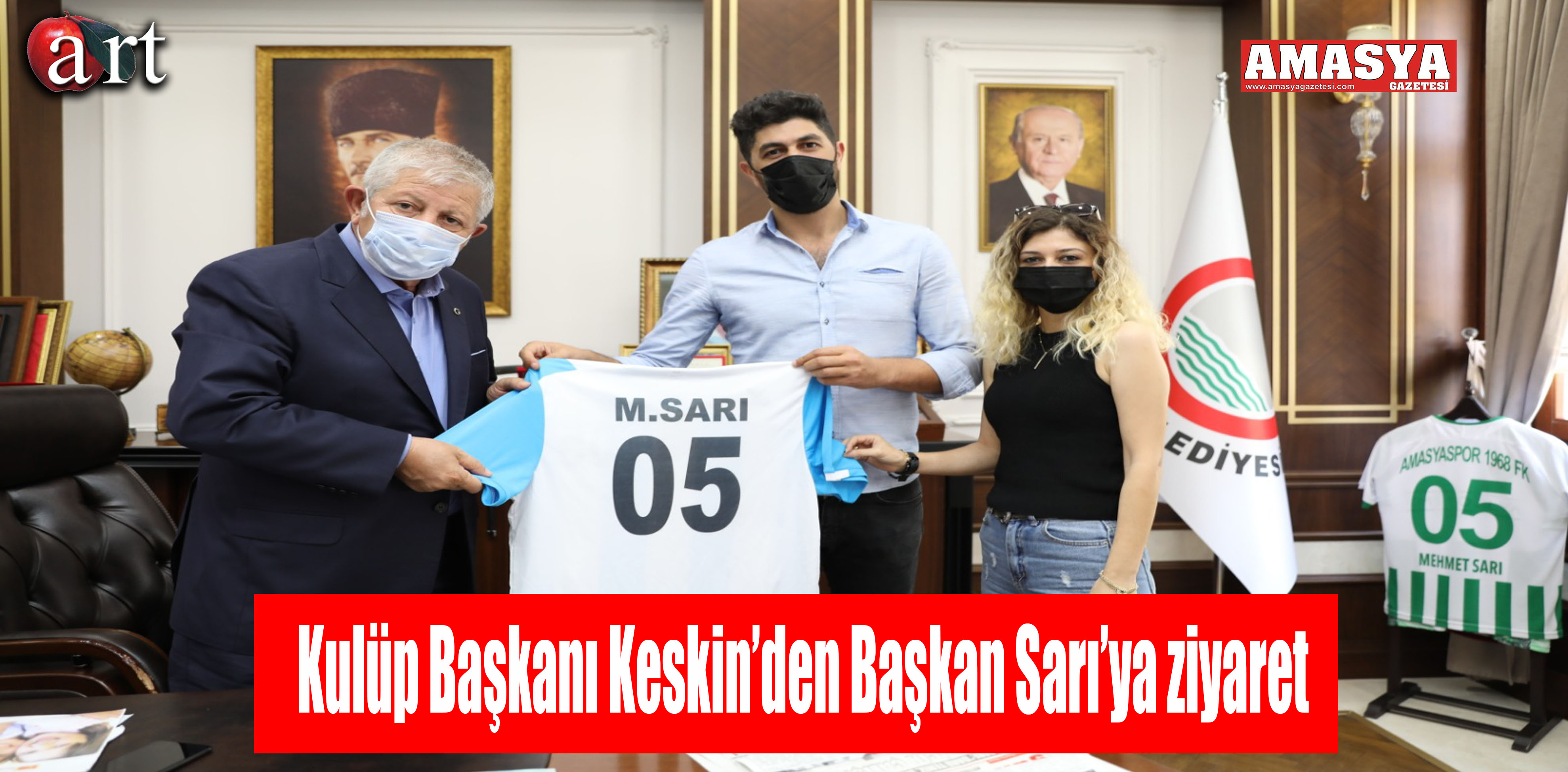 Kulüp Başkanı Keskin’den Başkan Sarı’ya ziyaret