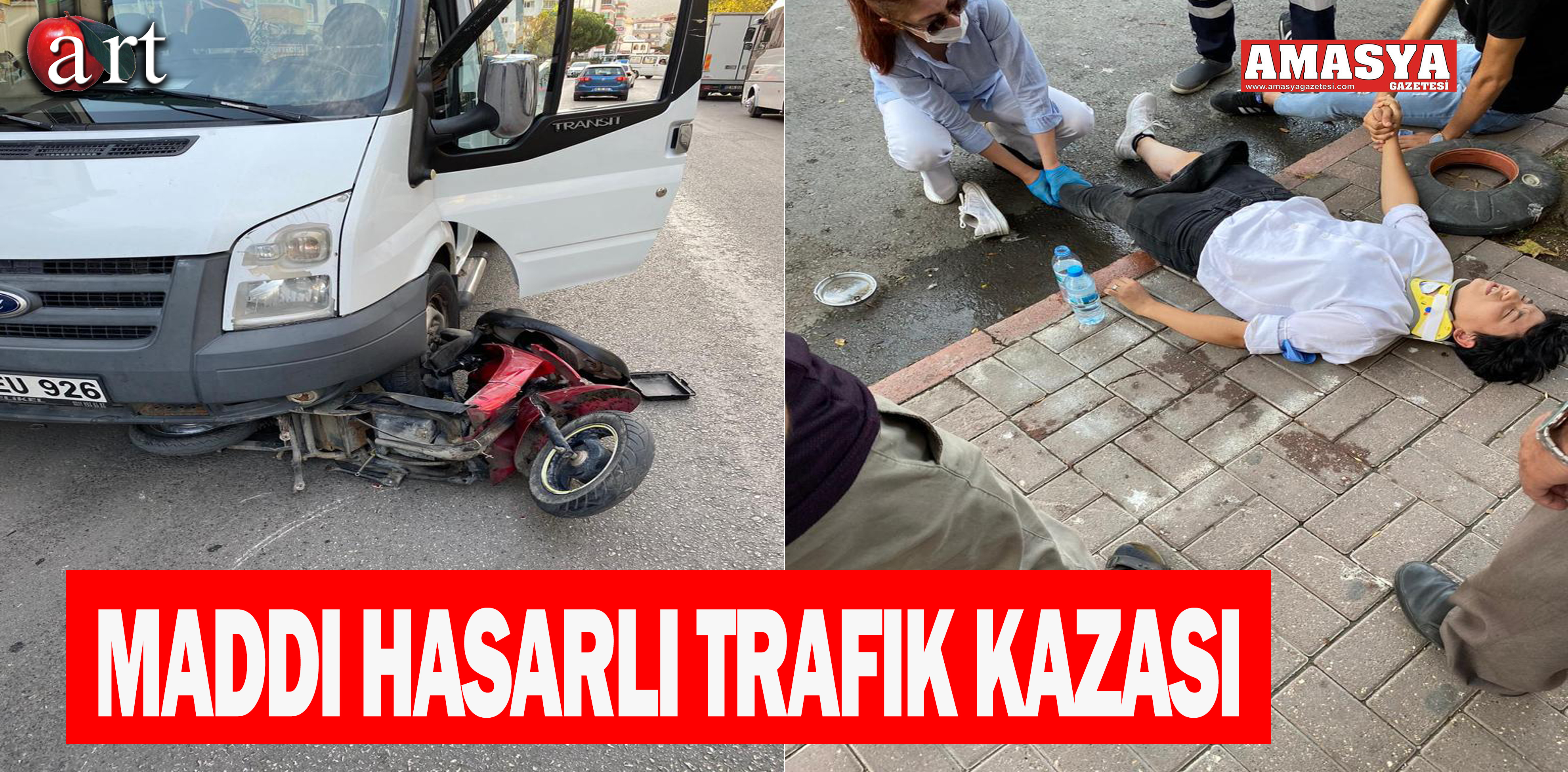 Maddi Hasarlı Trafik Kazası