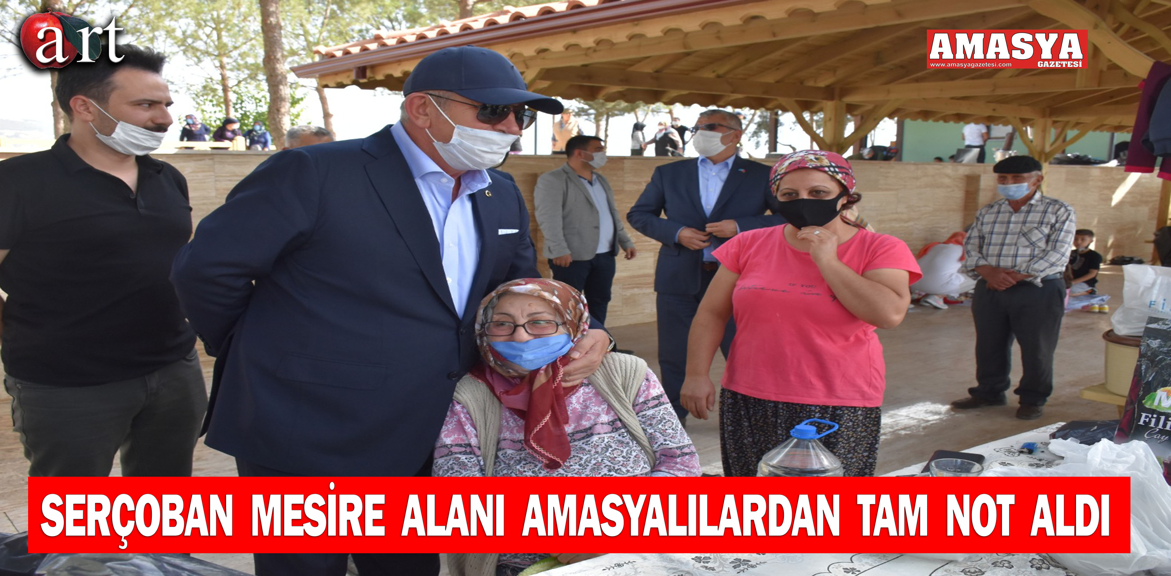 SERÇOBAN MESİRE ALANI AMASYALILARDAN TAM NOT ALDI