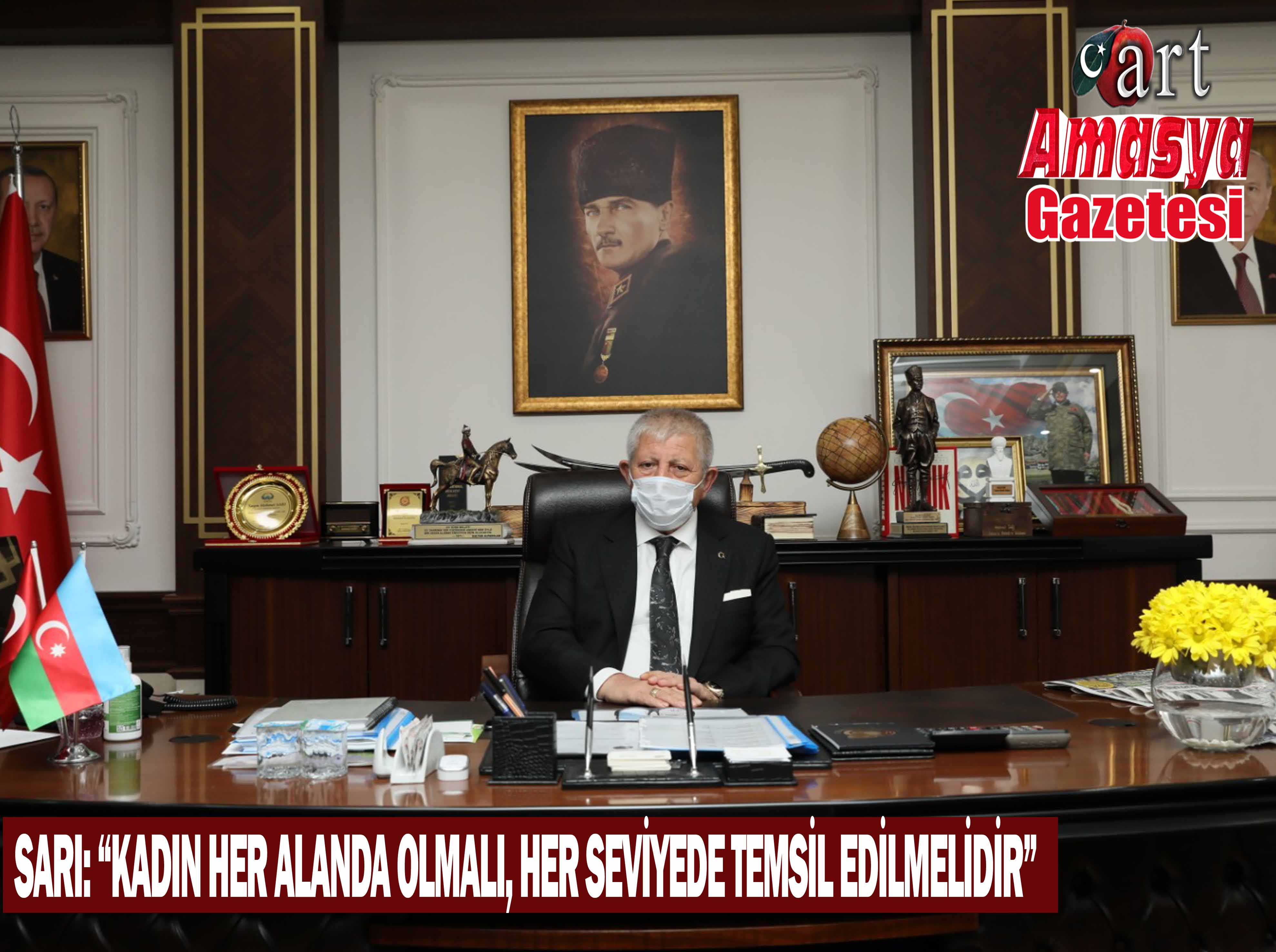 SARI: “KADIN HER ALANDA OLMALI, HER SEVİYEDE TEMSİL EDİLMELİDİR”