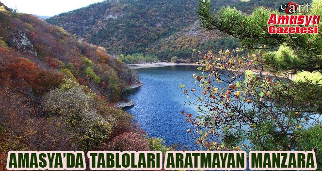 Amasya’da tabloları aratmayan manzara