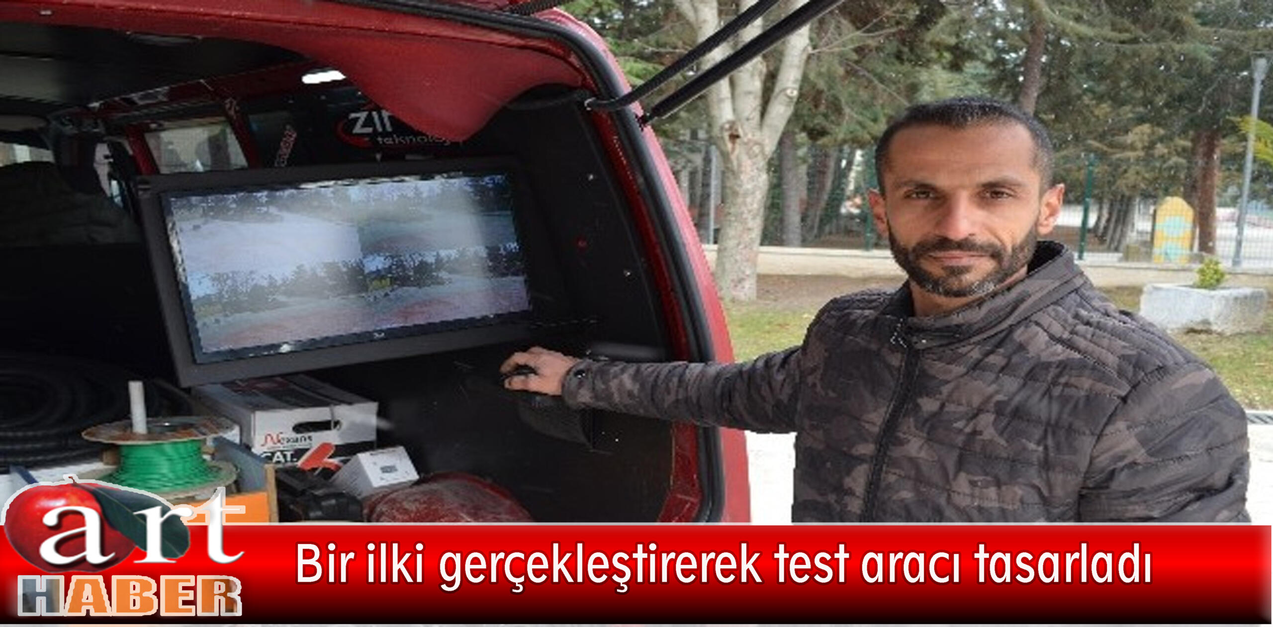 Bir ilki gerçekleştirerek test aracı tasarladı