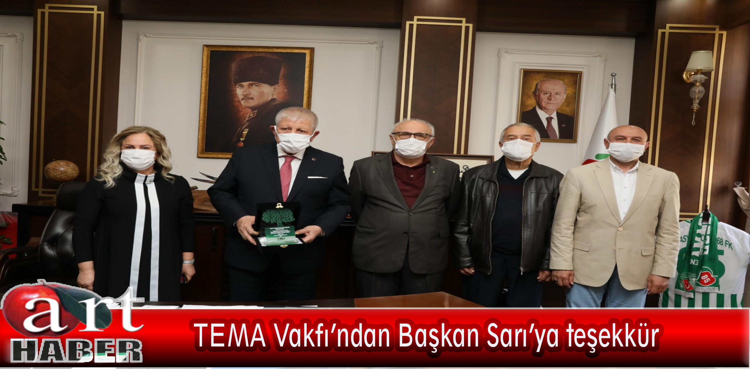 TEMA Vakfı’ndan Başkan Sarı’ya teşekkür