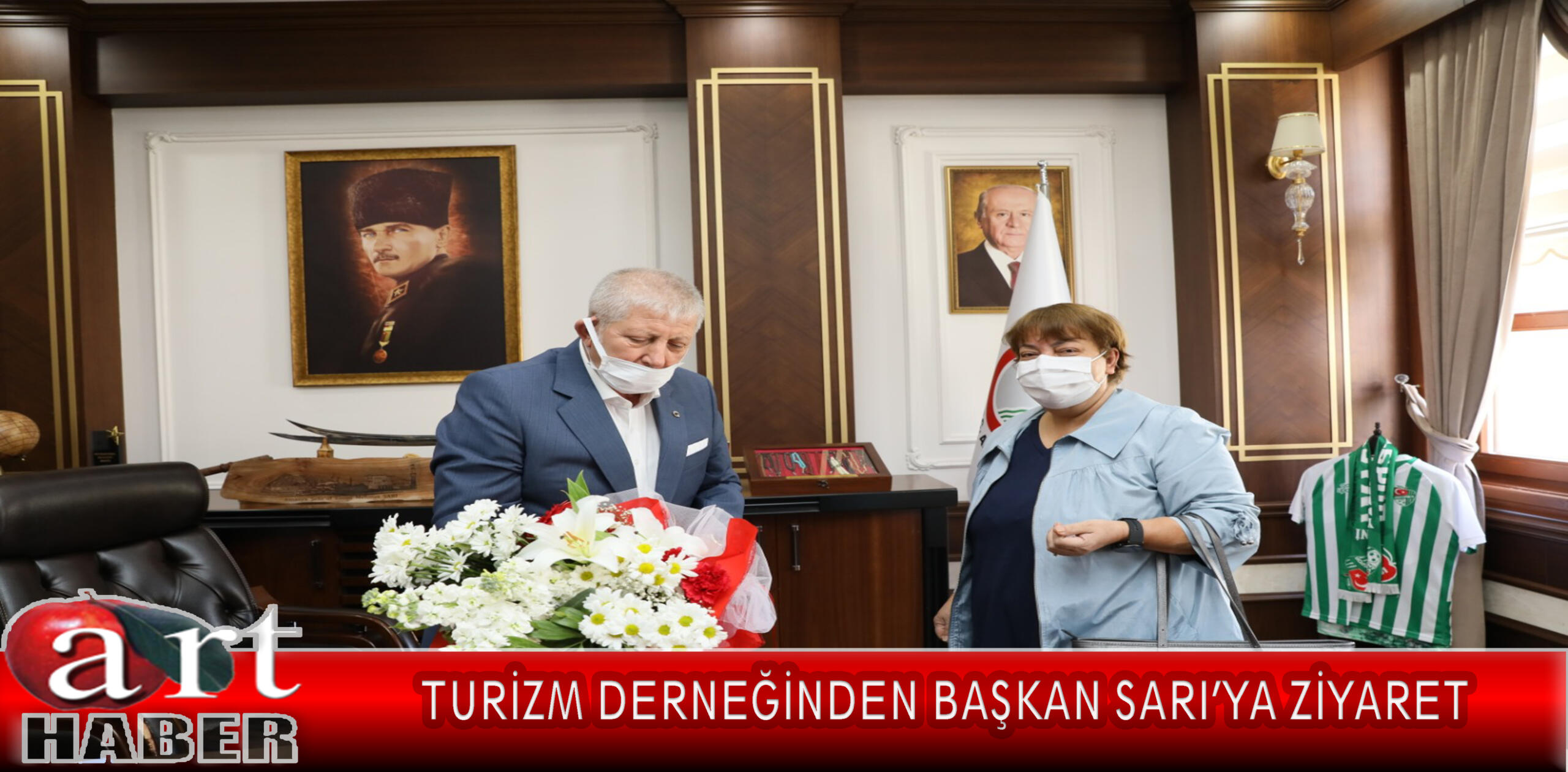 Turizm derneğinden Başkan Sarı’ya ziyaret