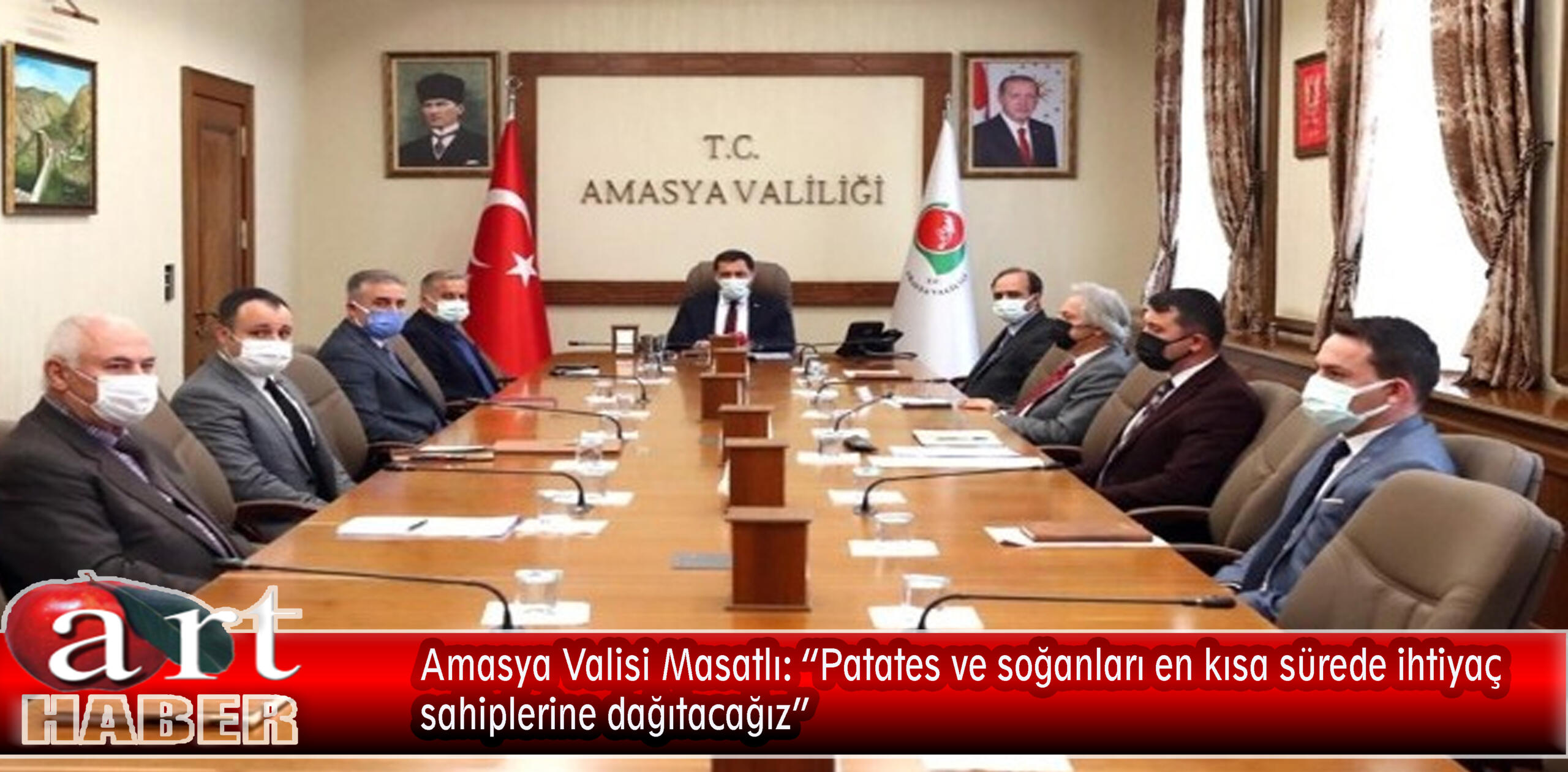 Amasya Valisi Masatlı: “Patates ve soğanları en kısa sürede ihtiyaç sahiplerine dağıtacağız”