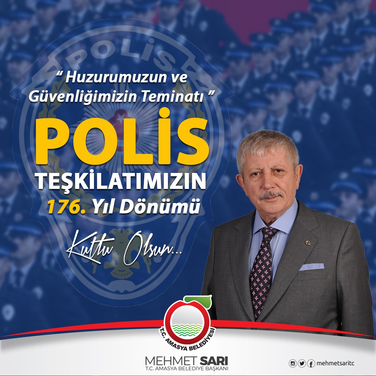 SARI: ‘TÜRK POLİSİ OLMAK; ÖZVERİ İSTER, YETMEDİ MANGAL GİBİ YÜREK İSTER’