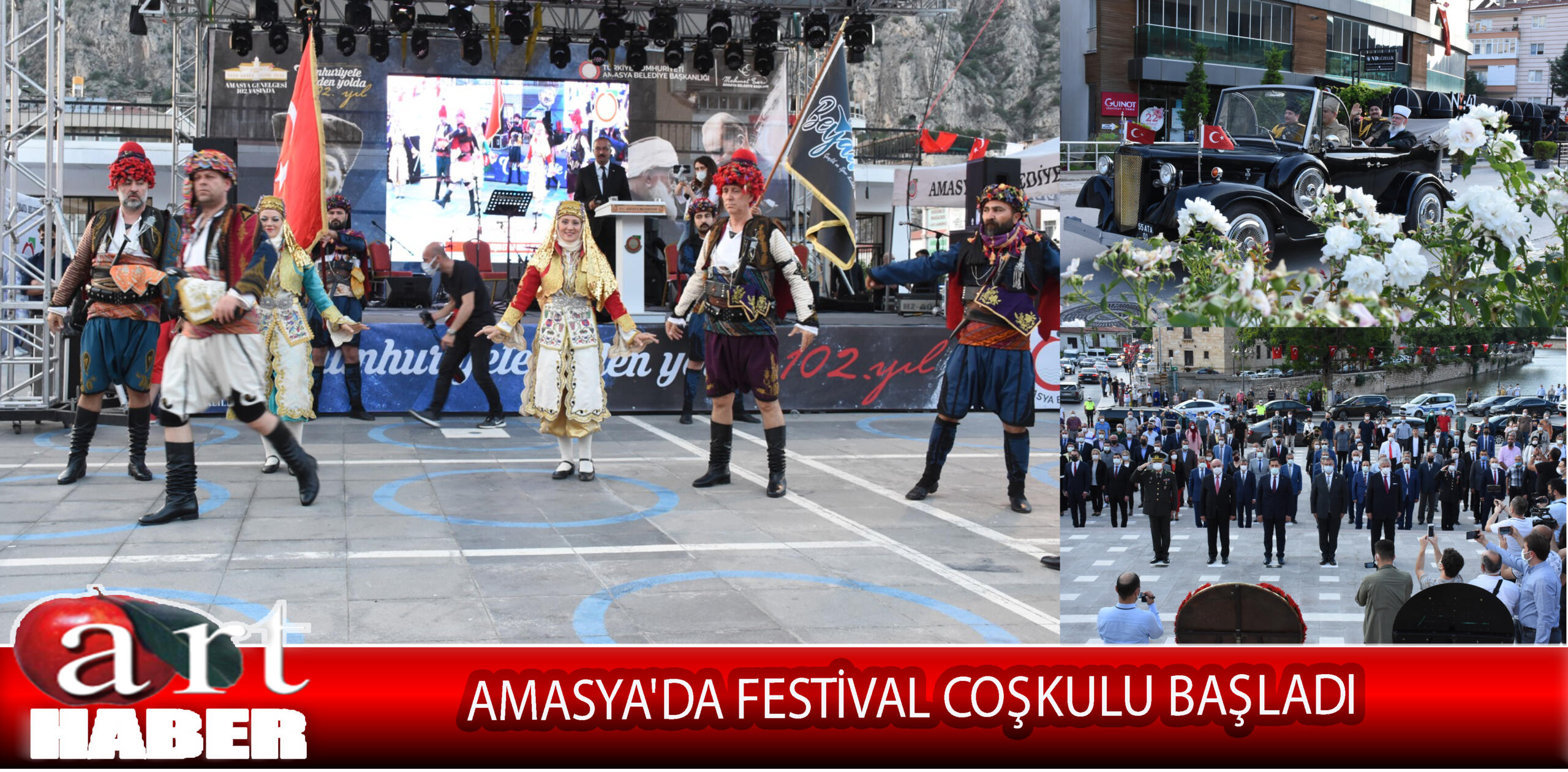 AMASYA’DA FESTİVAL COŞKULU BAŞLADI