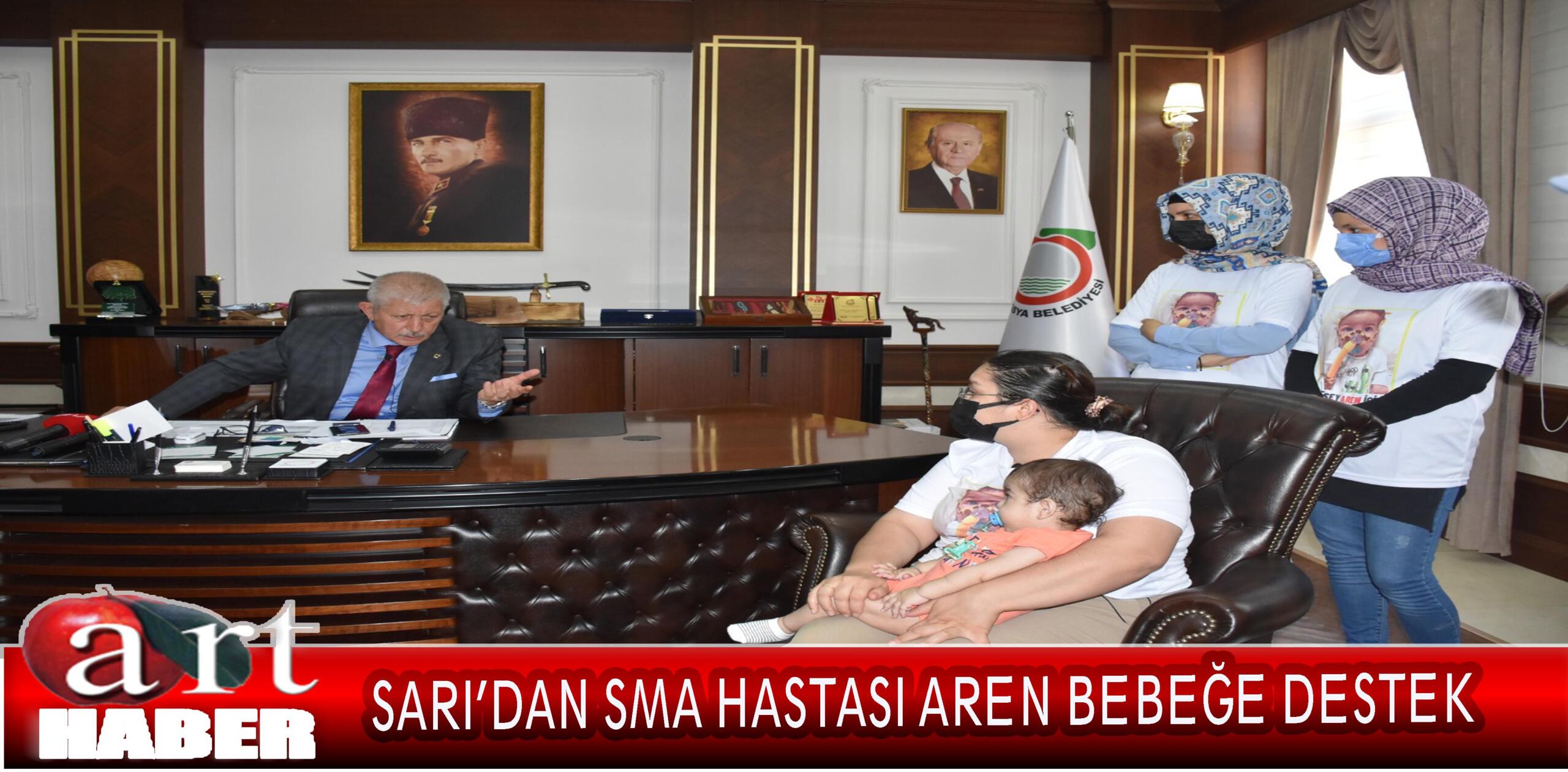 SARI’DAN SMA HASTASI AREN BEBEĞE DESTEK