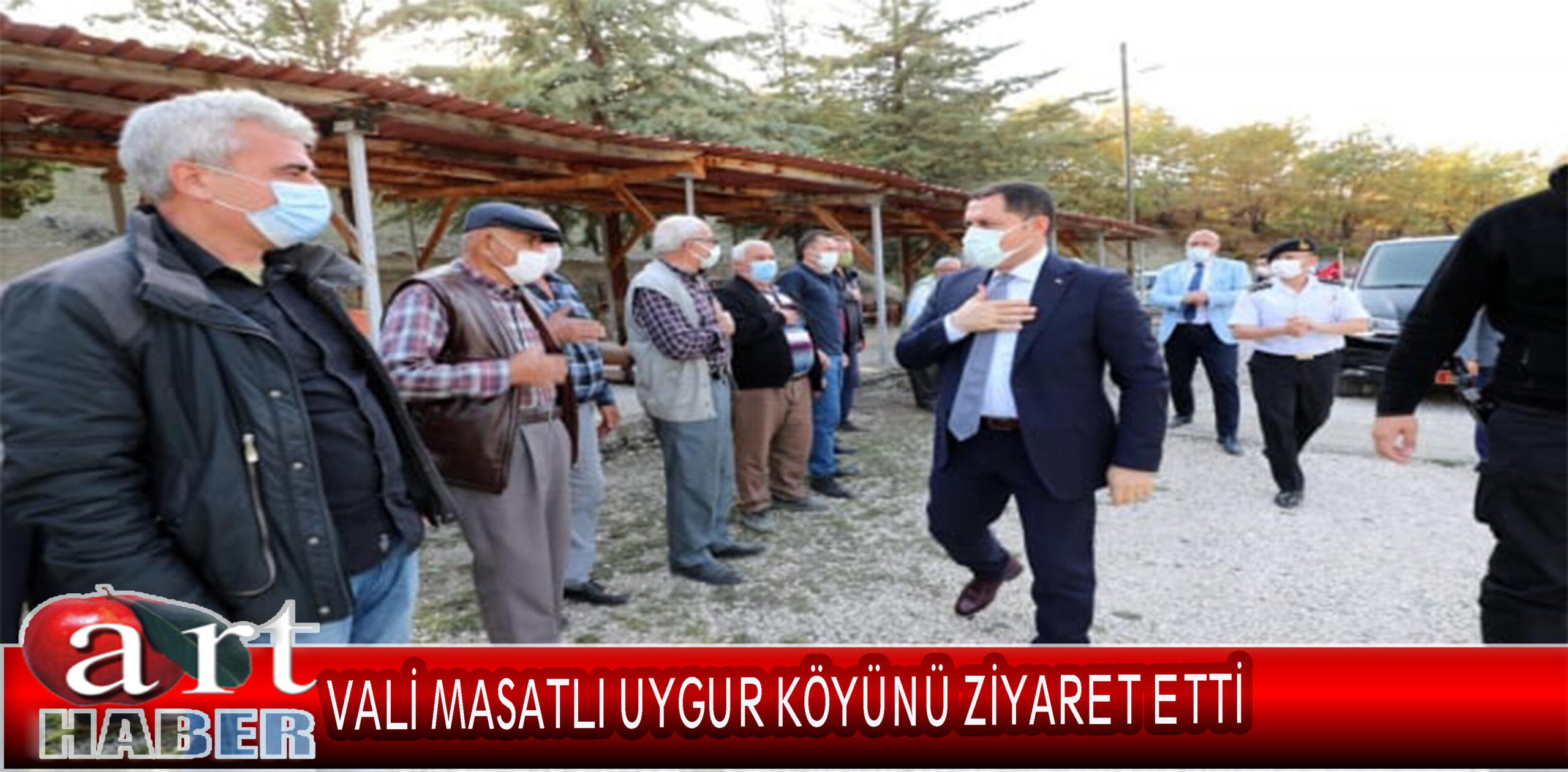 VALİ MASATLI UYGUR KÖYÜNÜ ZİYARET ETTİ