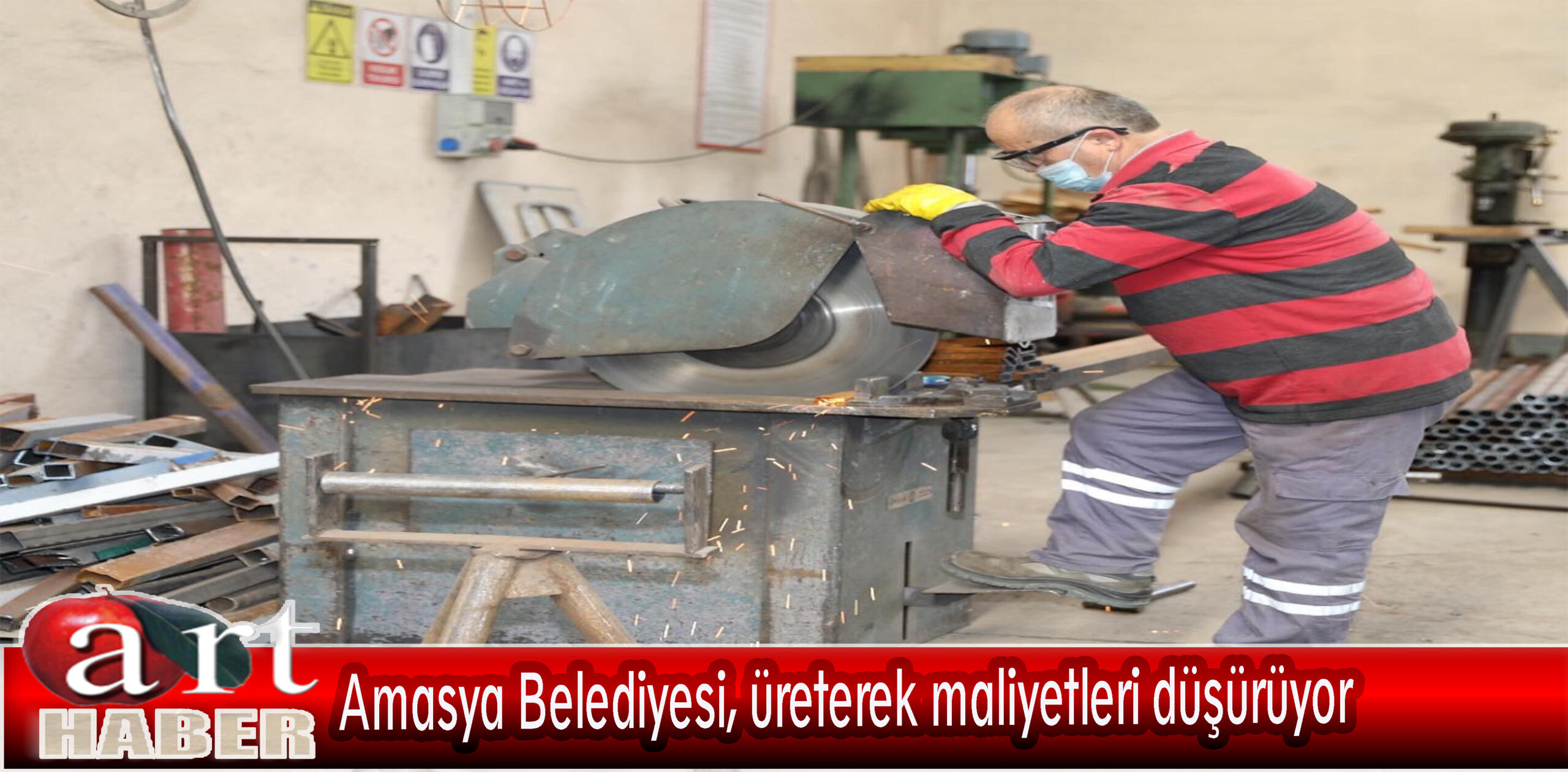 Amasya Belediyesi, üreterek maliyetleri düşürüyor