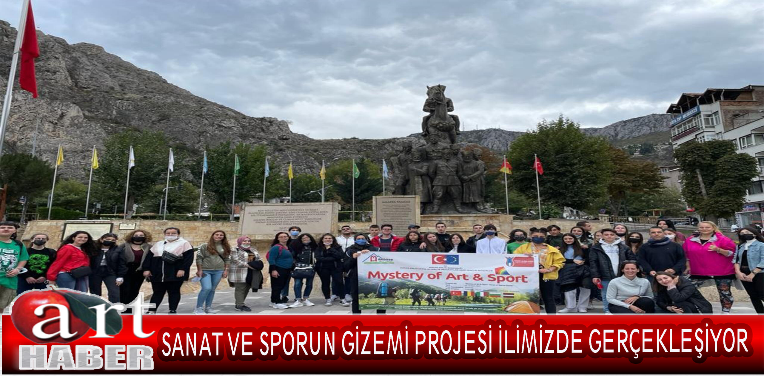 “ SANAT ve SPORUN GİZEMİ” ADLI ÇOK ULUSLU GENÇLİK DEĞİŞİM PROJESİ İLİMİZDE GERÇEKLEŞİYOR