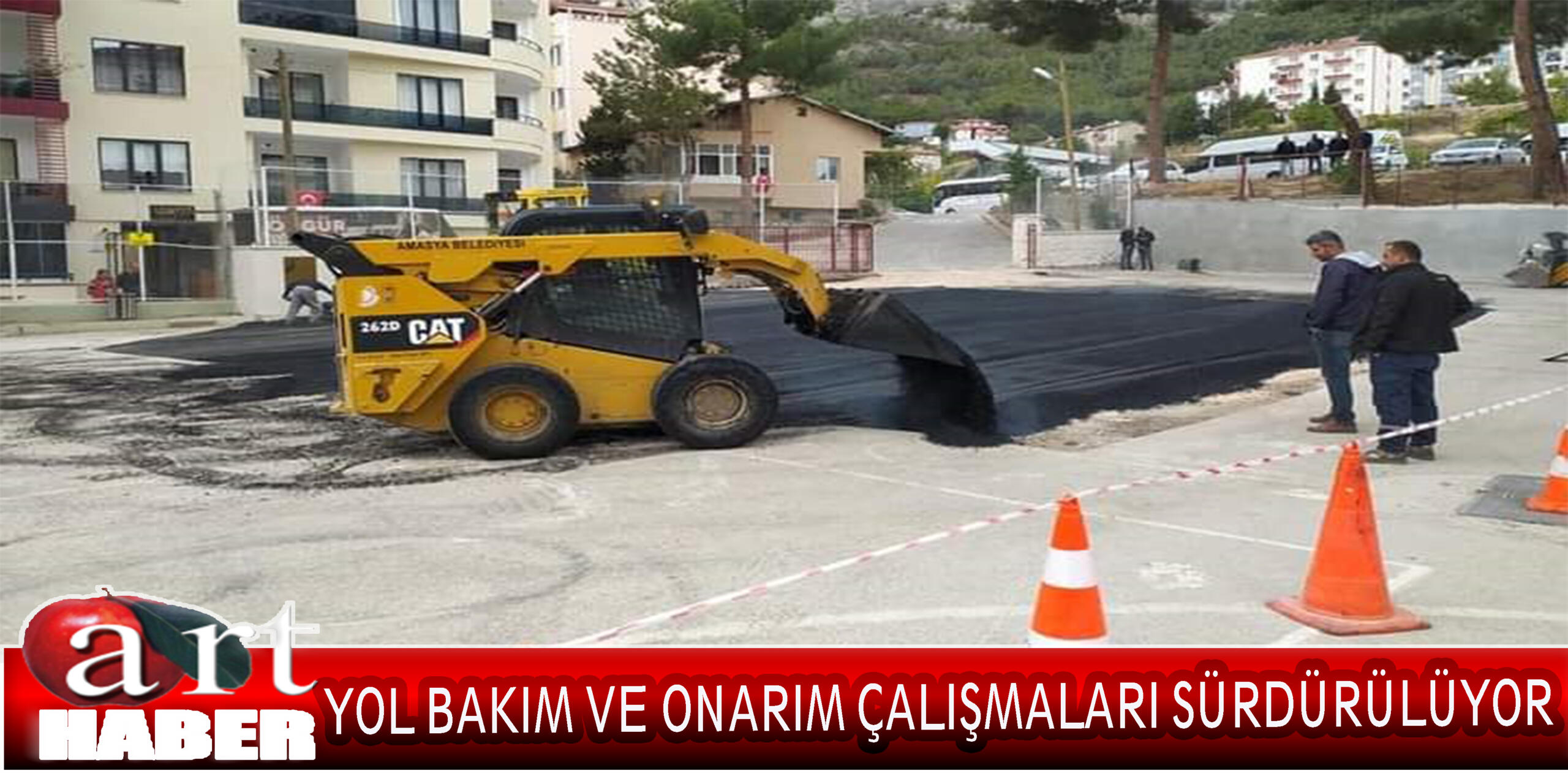 Amasya Belediyesi tarafından yol bakım ve onarım çalışmaları aralıksız sürdürülüyor.