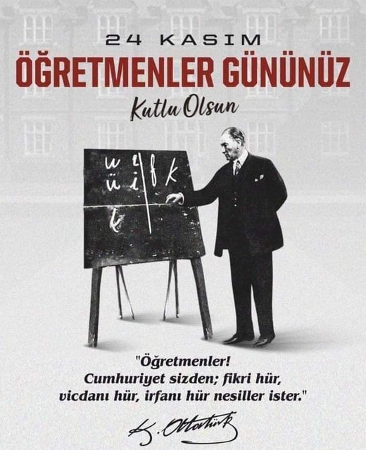 24 KASIM ÖĞRETMENLER GÜNÜ