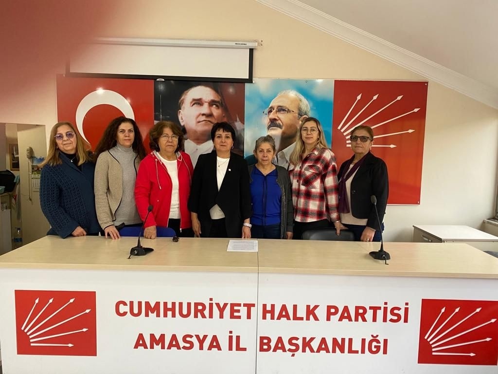 CHP KADIN KOLLARI İL VE İLÇE BAŞKANLARININ  25 KASIM KADINA YÖNELİK ŞİDDETE KARŞI ULUSLARARASI MÜCADELE GÜNÜ’NE İLİŞKİN BASIN AÇIKLAMASI