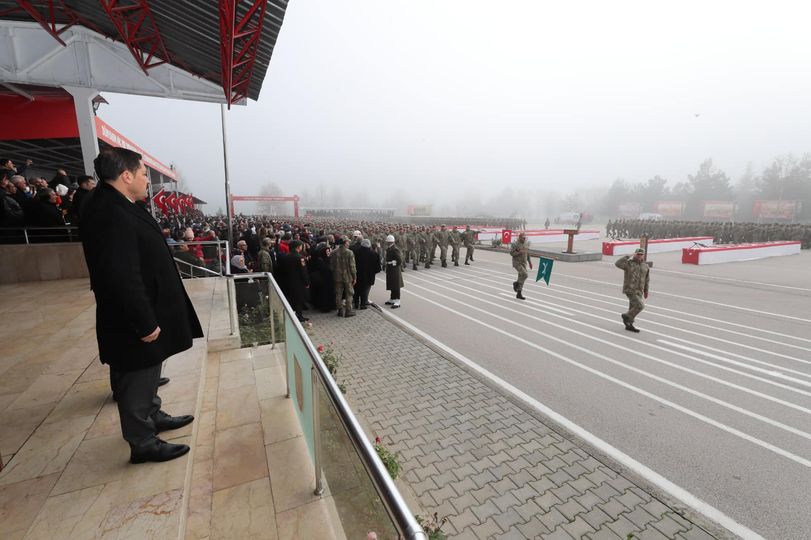 TÖRENE AMASYA VALİSİ MUSTAFA MASATLI VE ASKER AİLELERİ KATILDI